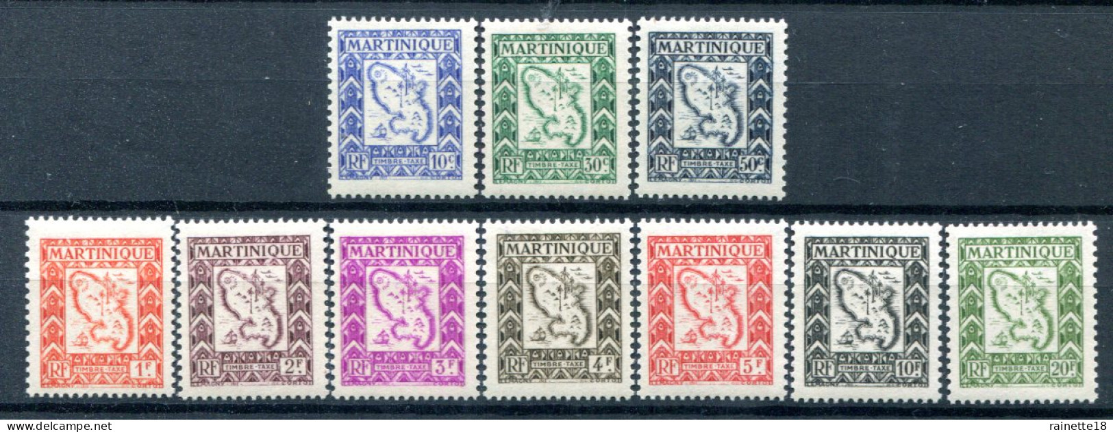 Martinique         Taxes          27/36 ** - Timbres-taxe