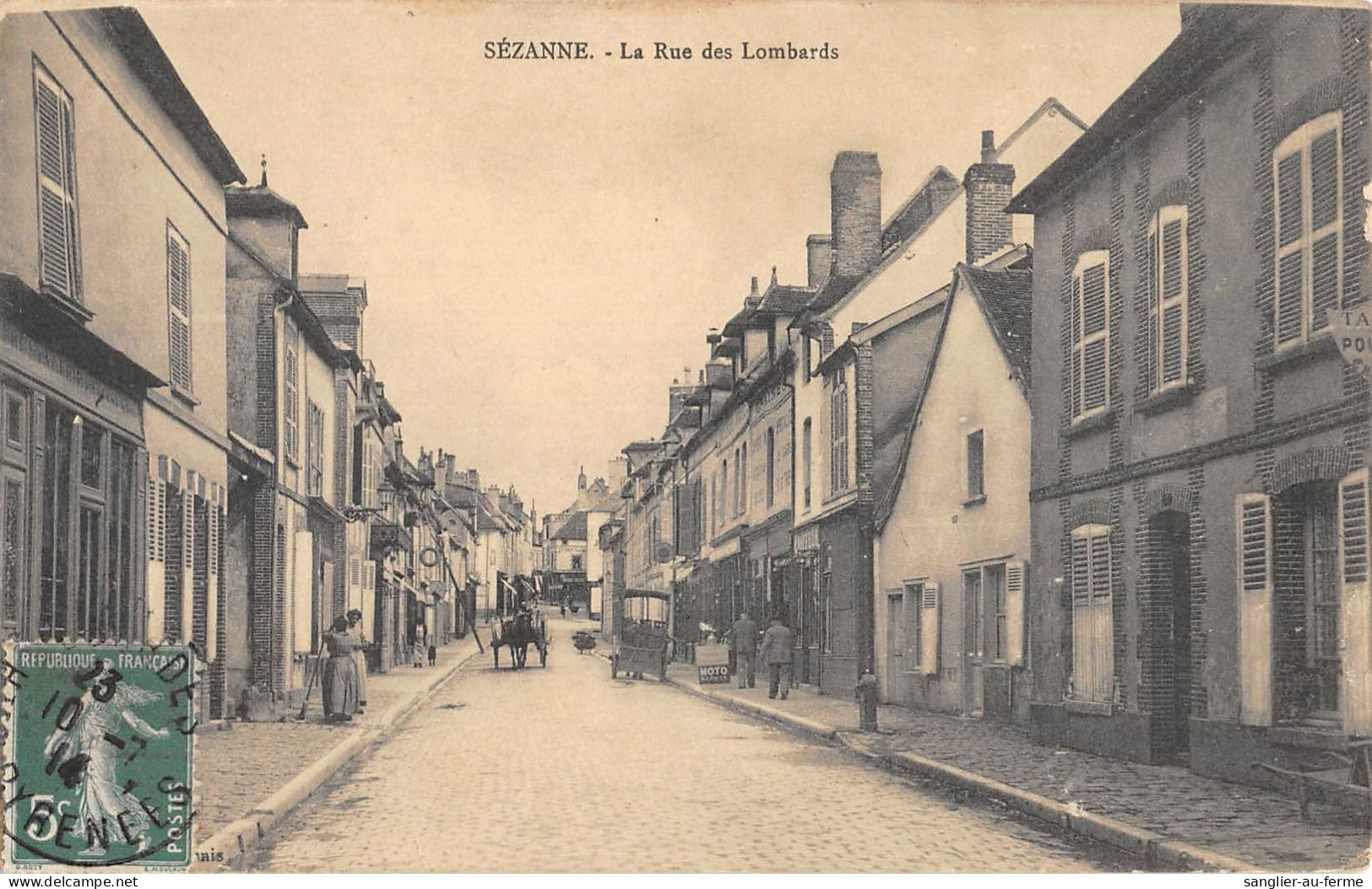 CPA 51 SEZANNE / RUE DES LOMBARDS - Sezanne