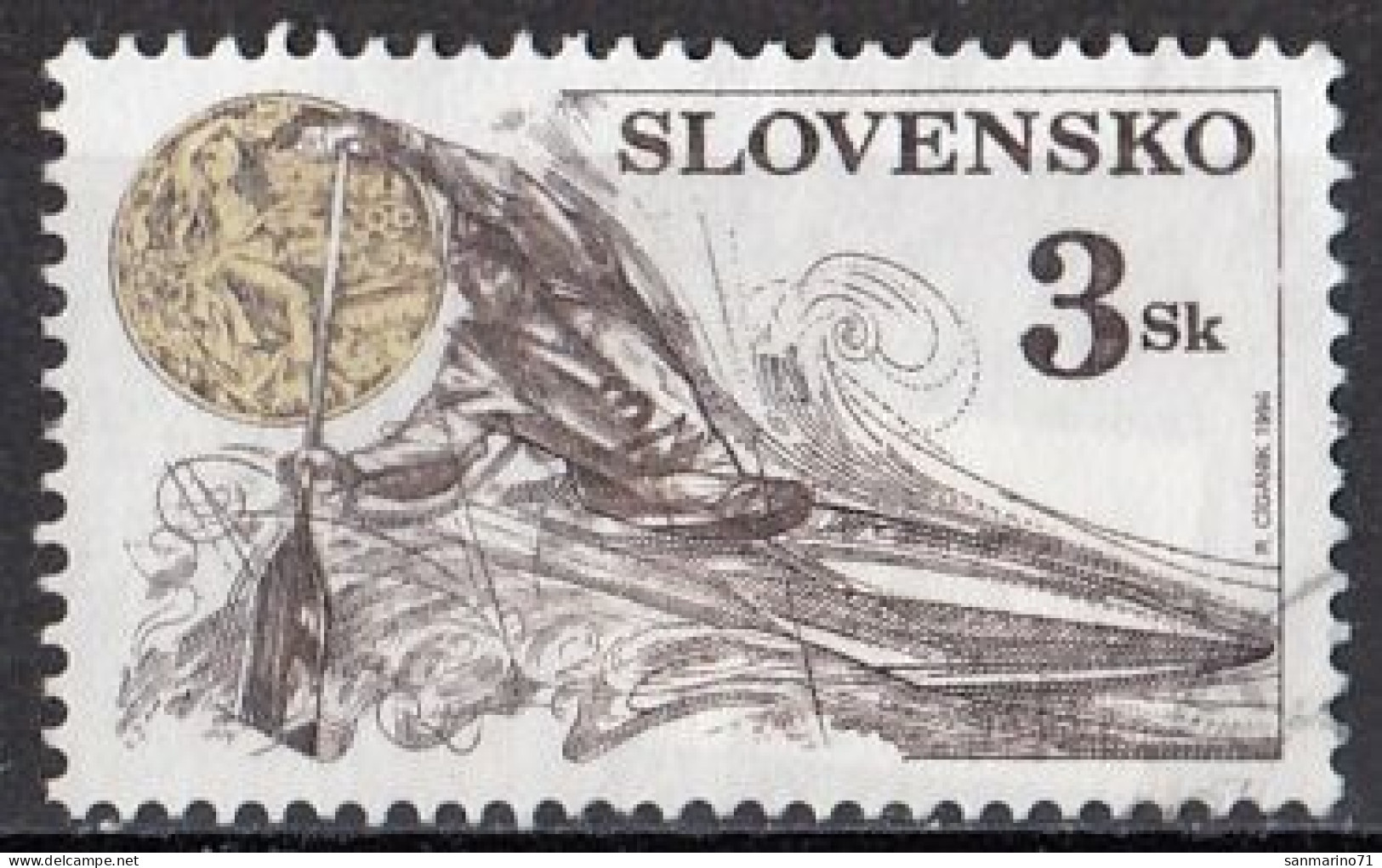 SLOVAKIA 269,used,falc Hinged - Kanu