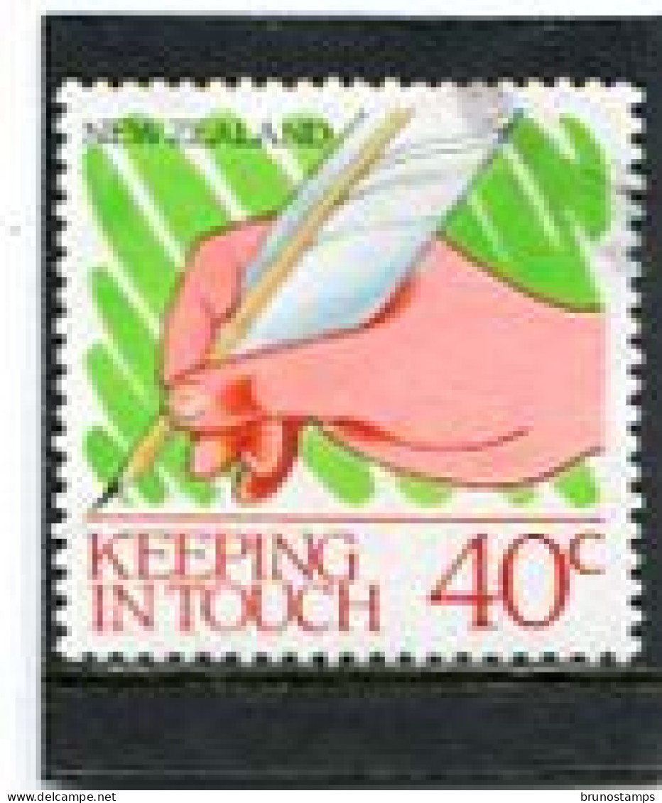 NEW ZEALAND - 1988  40c  KEEPING IN TOUCH  FINE USED - Used Stamps
