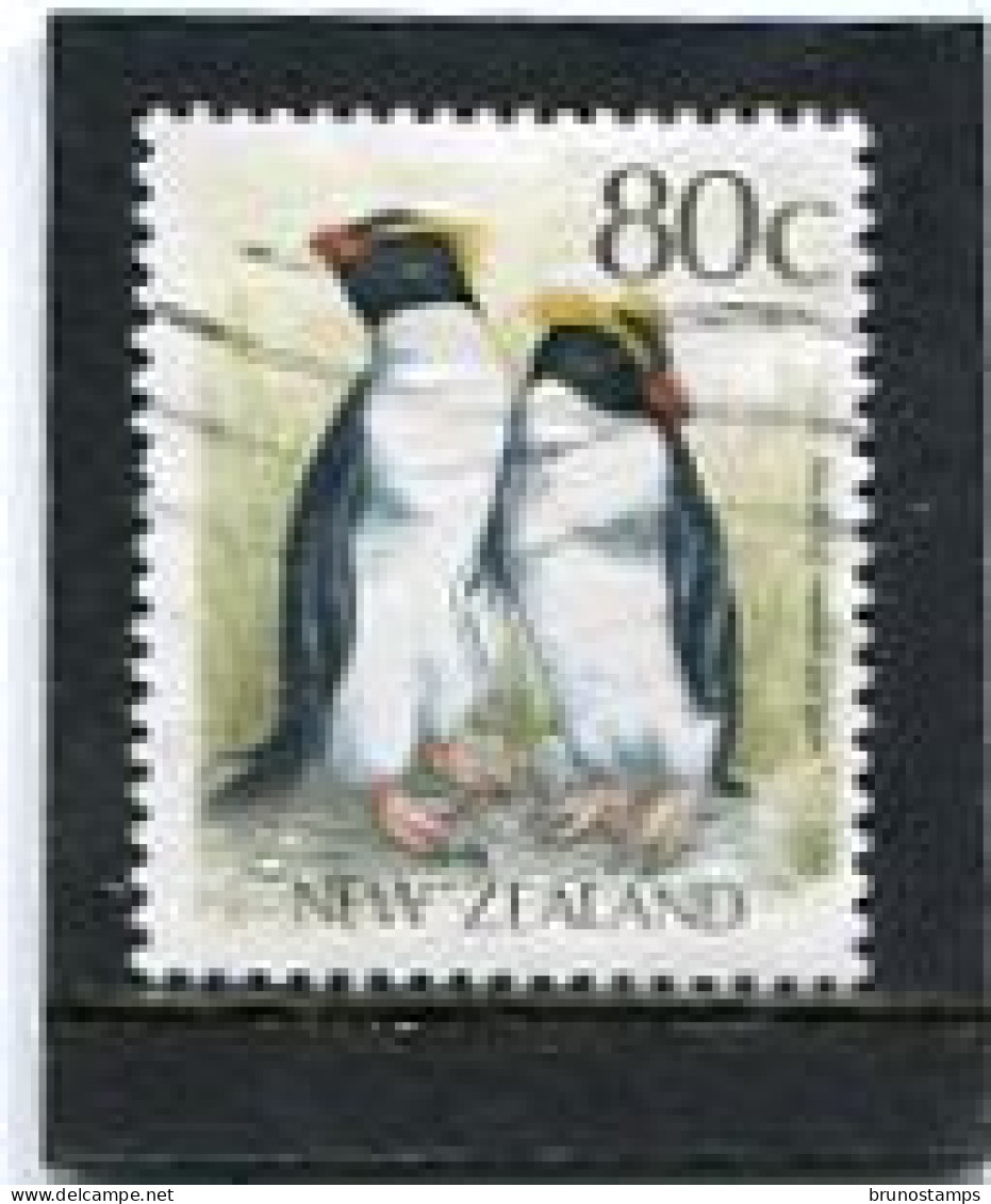 NEW ZEALAND - 1988  80c  PENGUIN  FINE USED - Usati