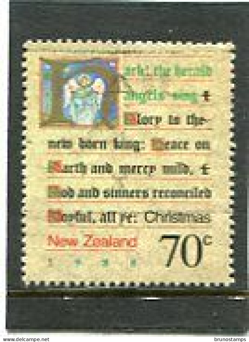 NEW ZEALAND - 1988  70c  CHRISTMAS  FINE USED - Usati