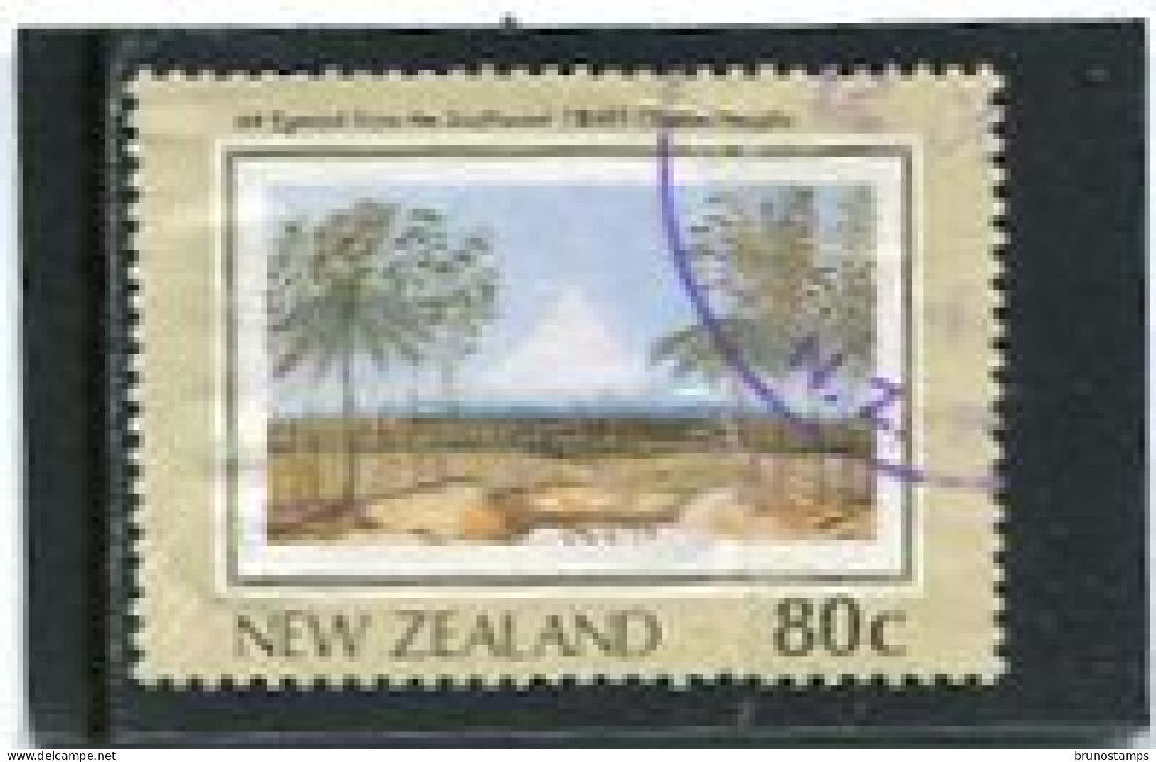 NEW ZEALAND - 1988  80c  MT  EGMONT  FINE USED - Used Stamps