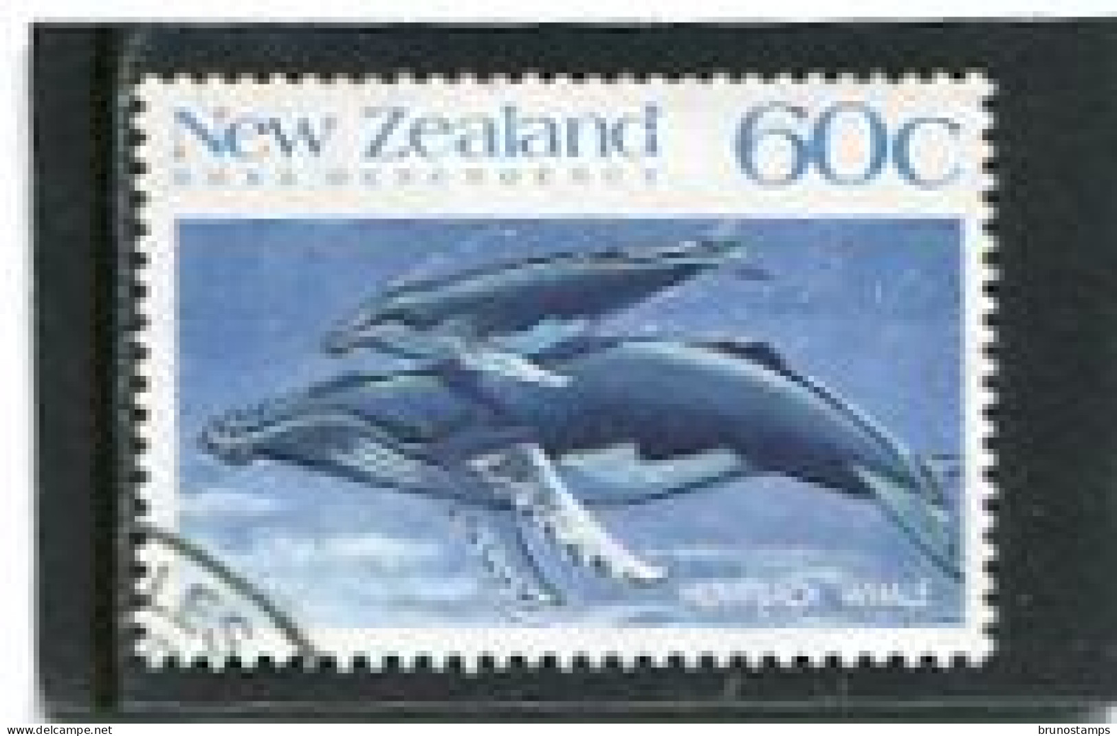 NEW ZEALAND - 1988  60c  WHALES  FINE USED - Usati