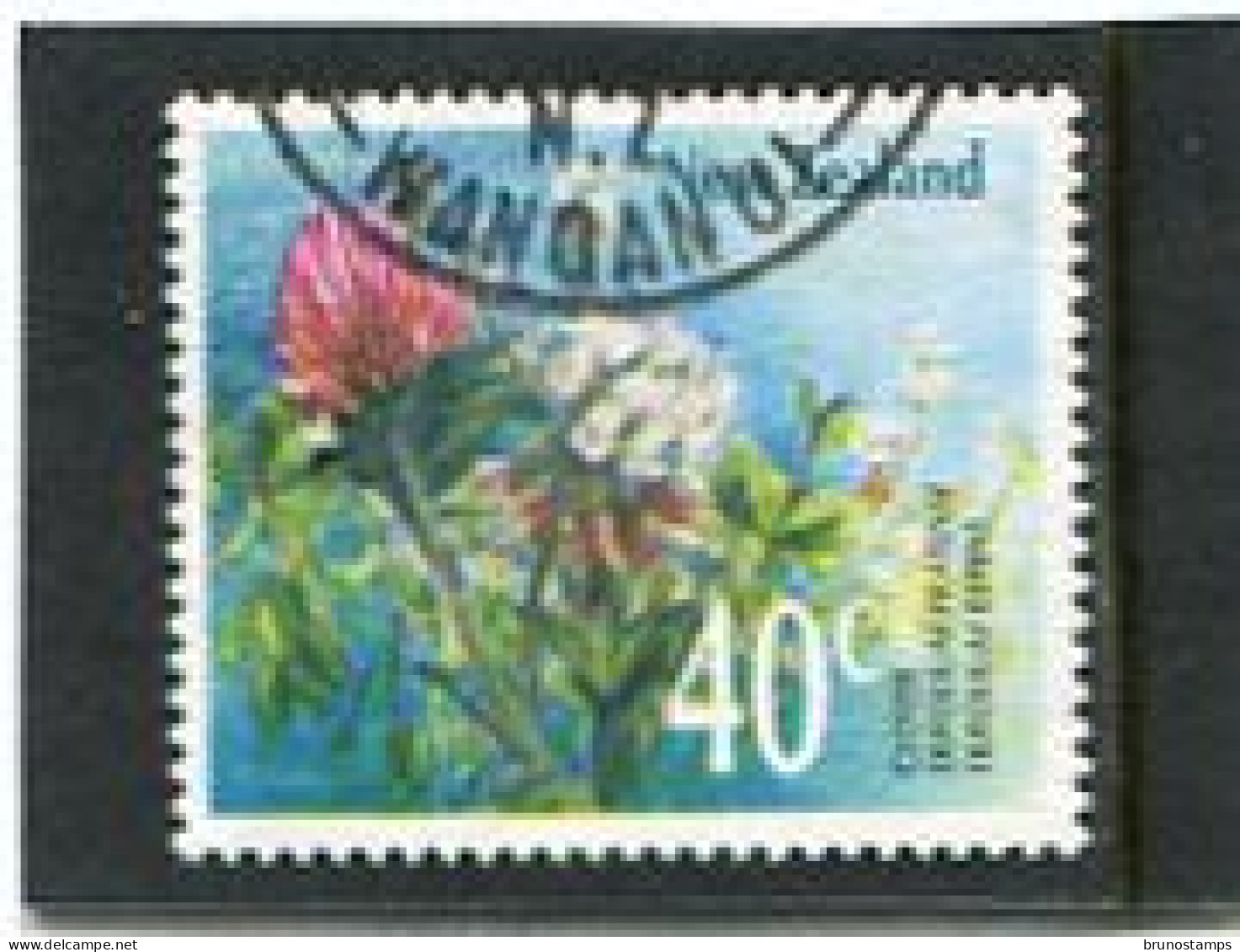 NEW ZEALAND - 1989  40c  FLOWERS  FINE USED - Usati