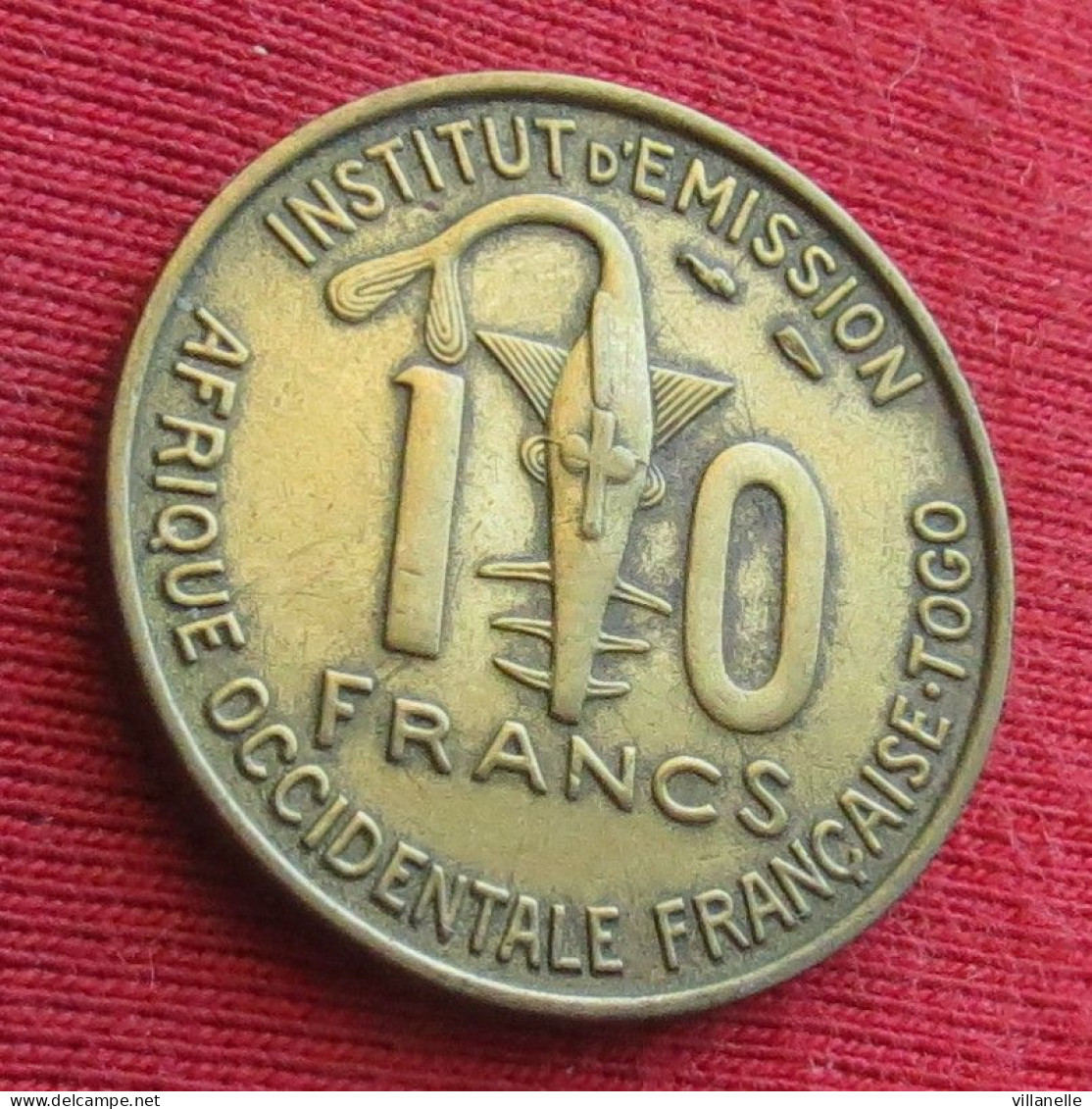 Toga 10 Francs 1957 W ºº - Togo