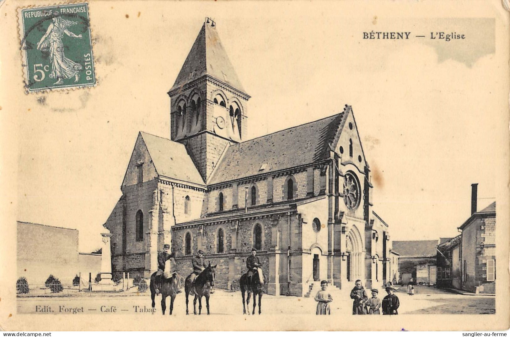 CPA 51 BETHENY / EGLISE - Bétheny