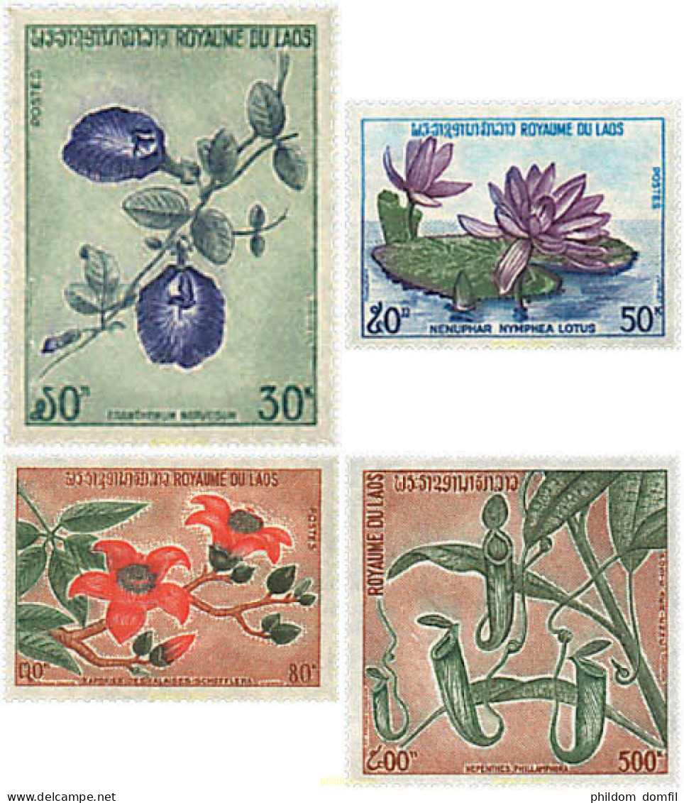 94288 MNH LAOS 1974 FLORES DE LAOS - Laos