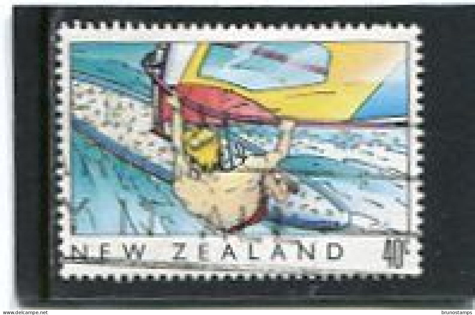 NEW ZEALAND - 1989  40c  SPORT  FINE USED - Usati