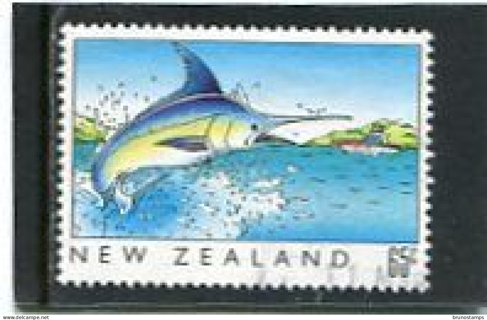 NEW ZEALAND - 1989  65c  FISHING  FINE USED - Gebraucht