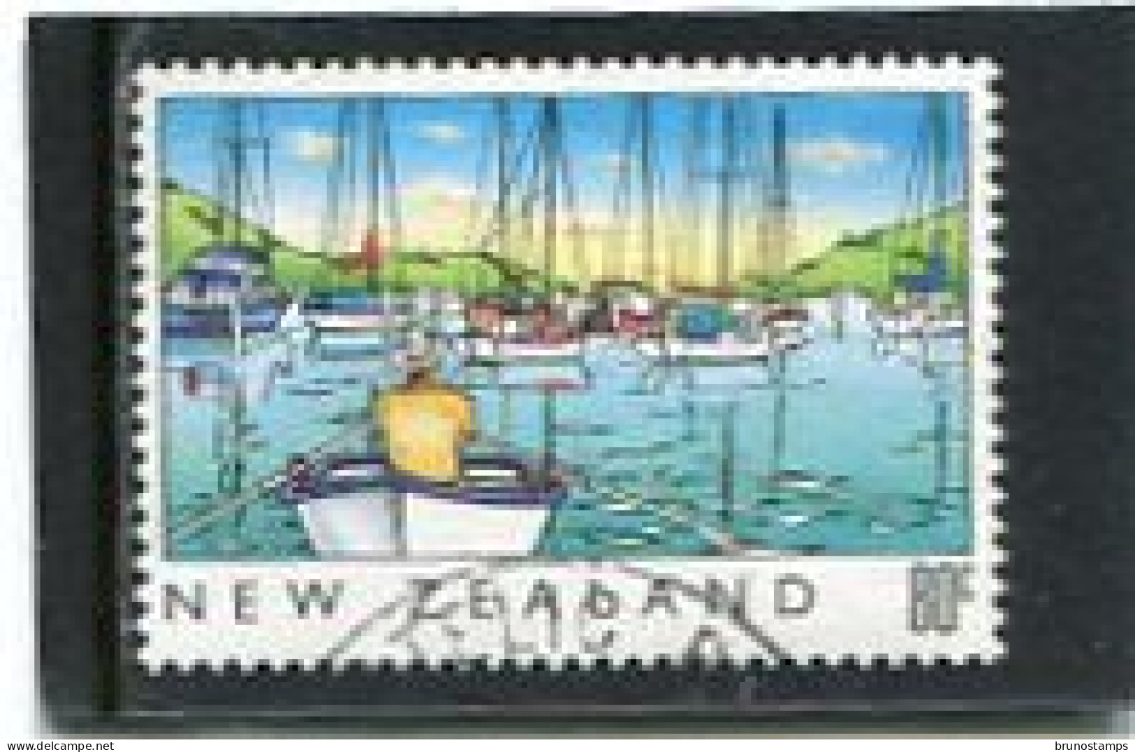 NEW ZEALAND - 1989  80c  ROWING BOAT  FINE USED - Usati