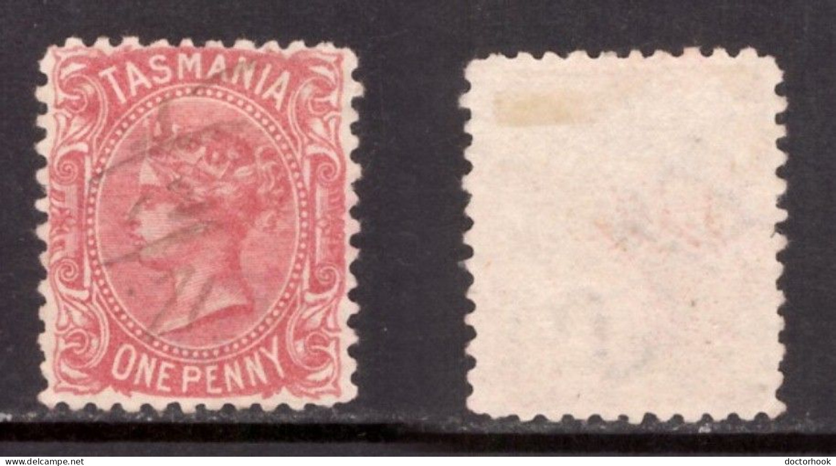 TASMANIA   Scott # 53 USED (CONDITION AS PER SCAN) (Stamp Scan # 978-6) - Gebraucht