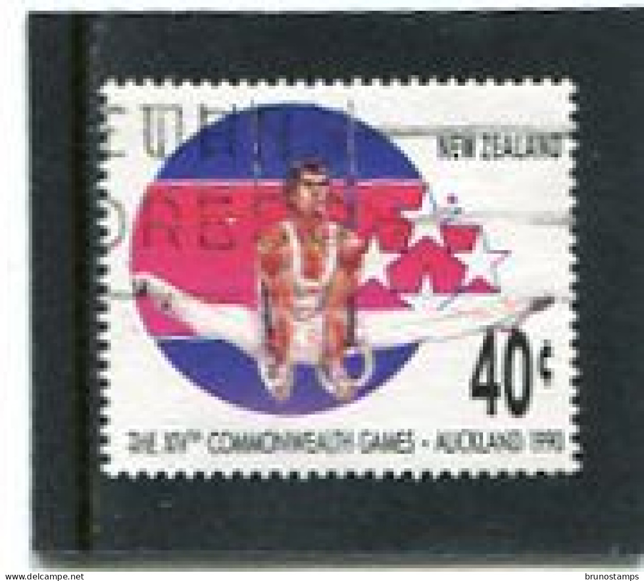 NEW ZEALAND - 1989  40c  COMMONWEALTH  GAMES  GYMNASTICS  FINE USED - Oblitérés