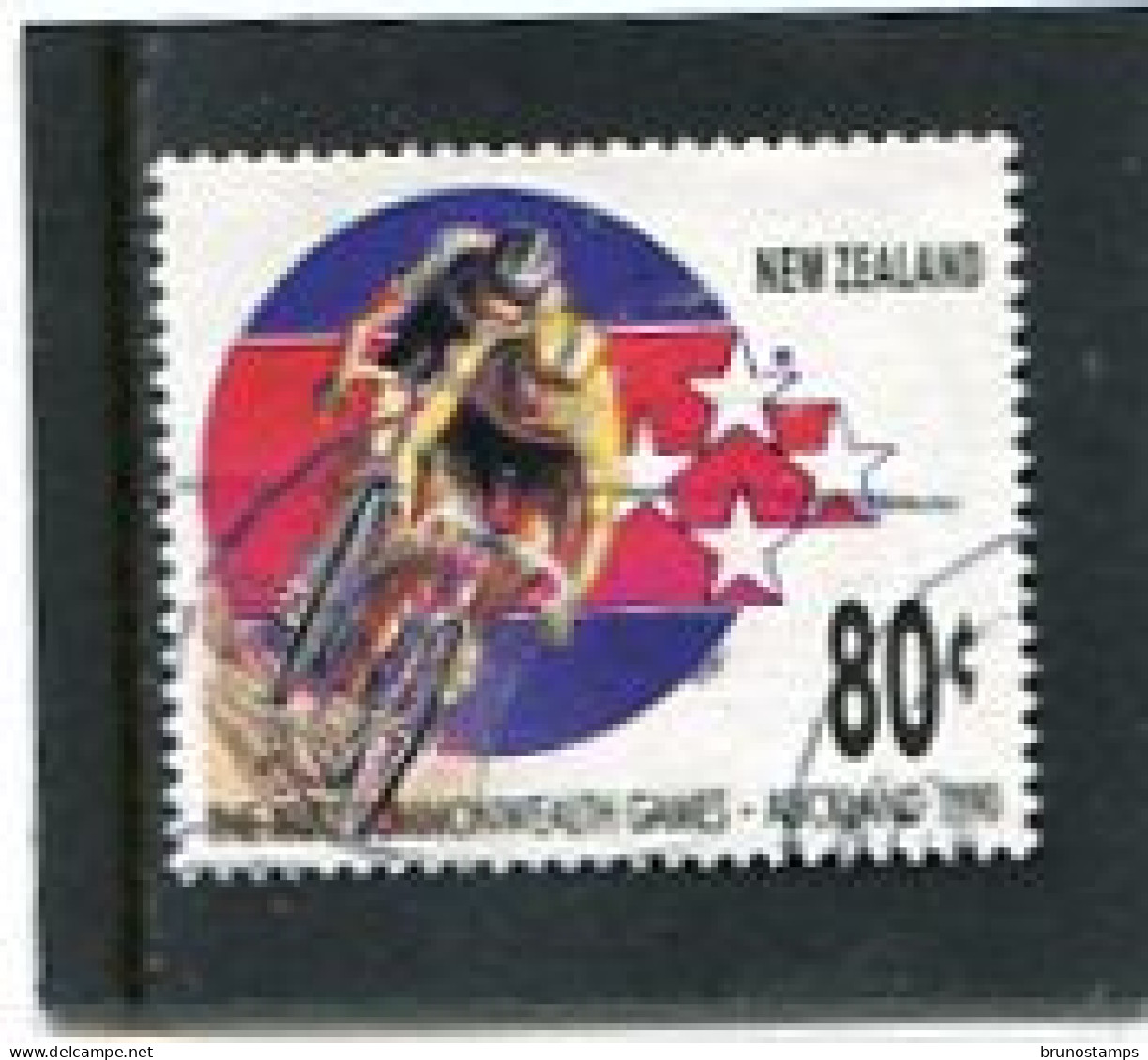 NEW ZEALAND - 1989  80c  COMMONWEALTH  GAMES  FINE USED - Usati