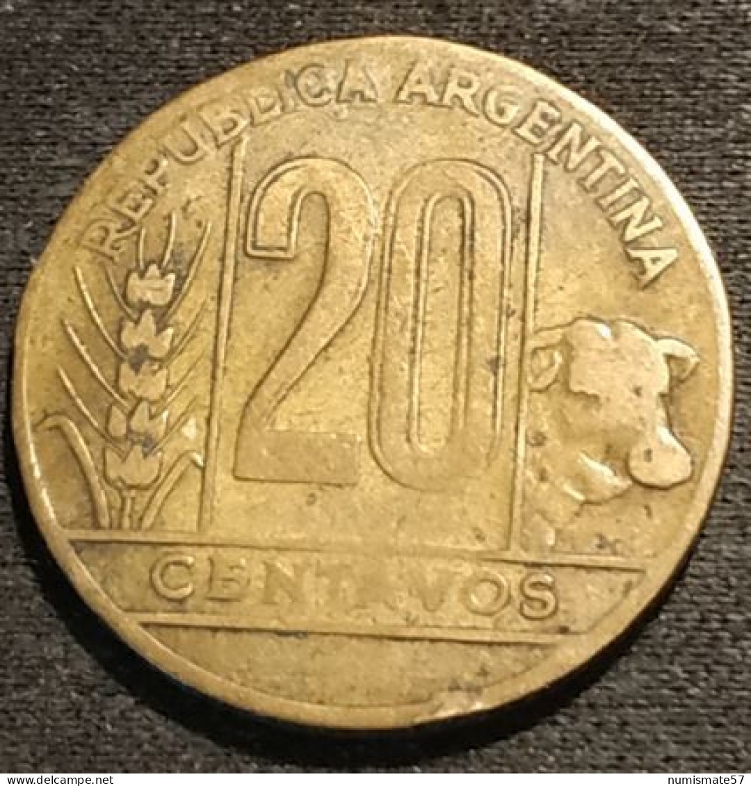 ARGENTINE - ARGENTINA - 20 CENTAVOS 1946 - KM 42 - Argentine