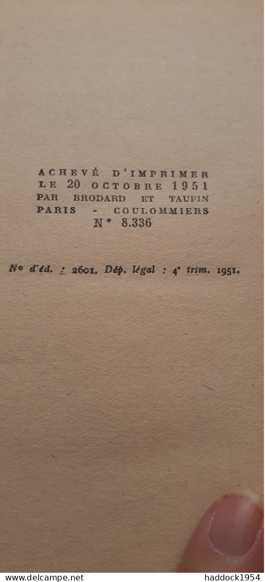 Un Strapontin Au Paradis RICHARD PRATHER Gallimard 1951 - Série Noire