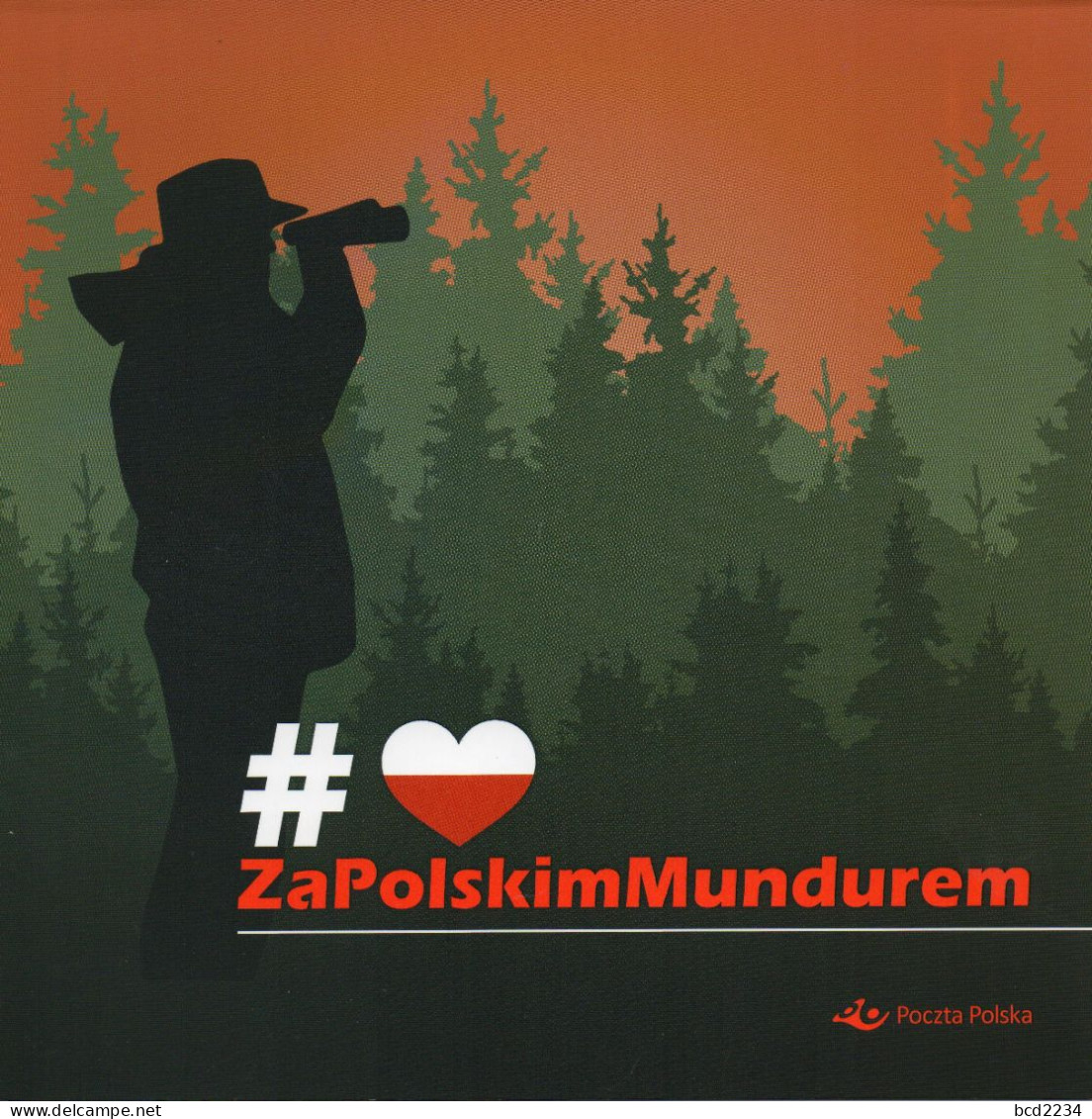 POLAND 2022 POLISH POST OFFICE LIMITED EDITION FOLDER: POLISH UNIFORM SERVICES DEFEND BELORUSSIA BORDER POLICE BELARUS - Police - Gendarmerie