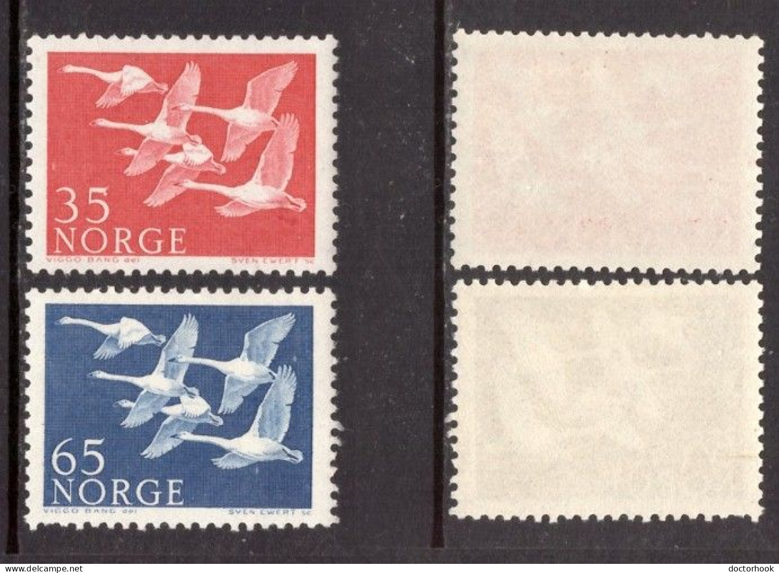 NORWAY   Scott # 353-4* MINT LH (CONDITION AS PER SCAN) (Stamp Scan # 978-19) - Neufs