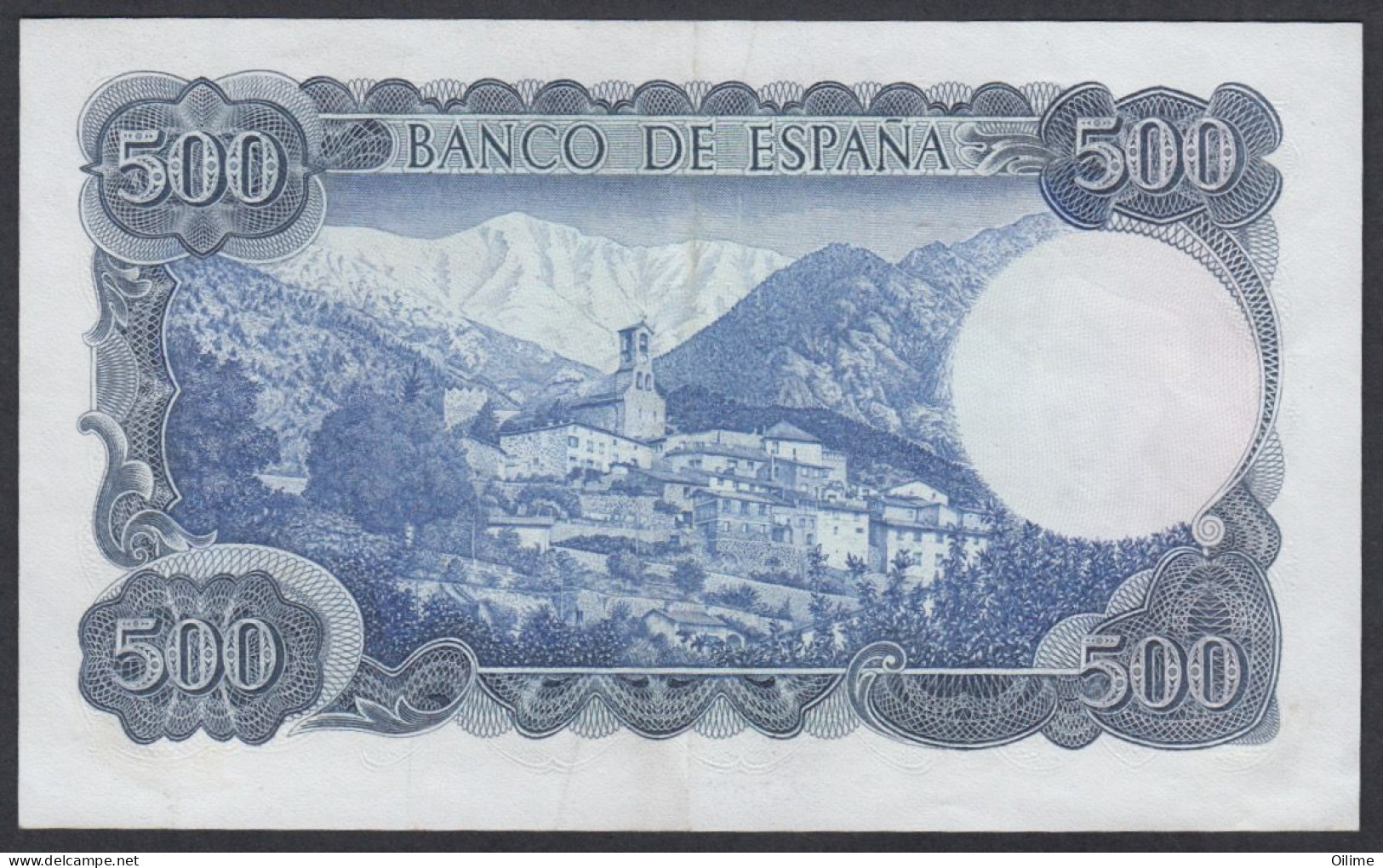 BILLETE DE 500 PESETAS DE 1971. PICK 153 SERIE A. EBC - 100 Peseten