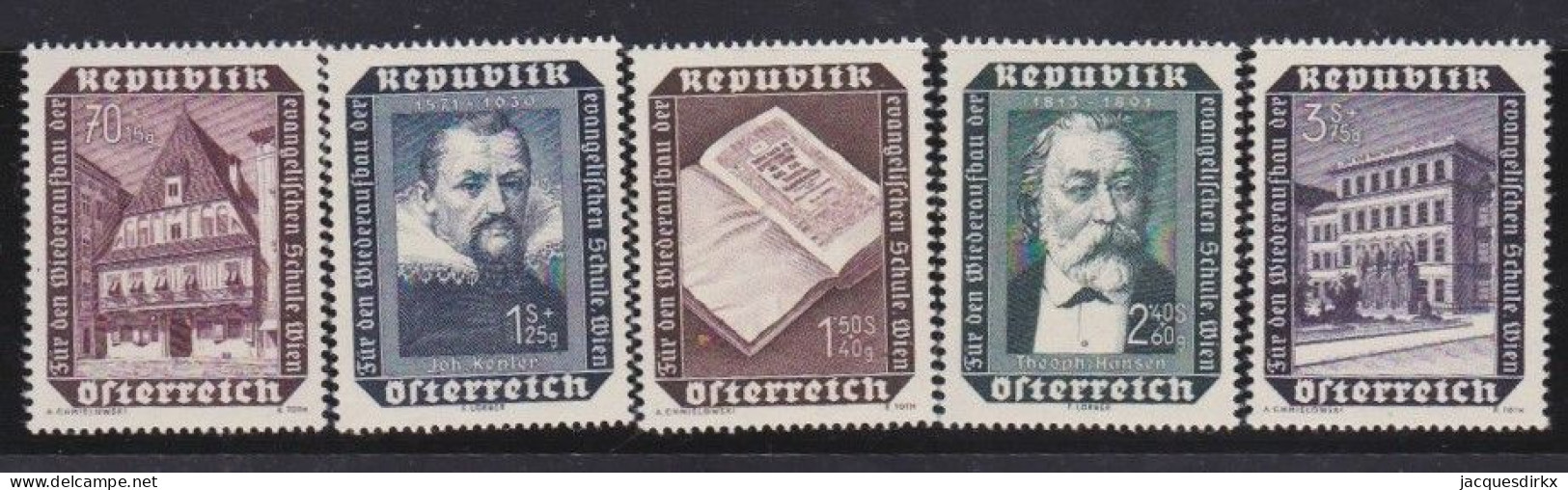 Österreich   .    Y&T    .   822/826      .   **       .    Postfrisch - Unused Stamps
