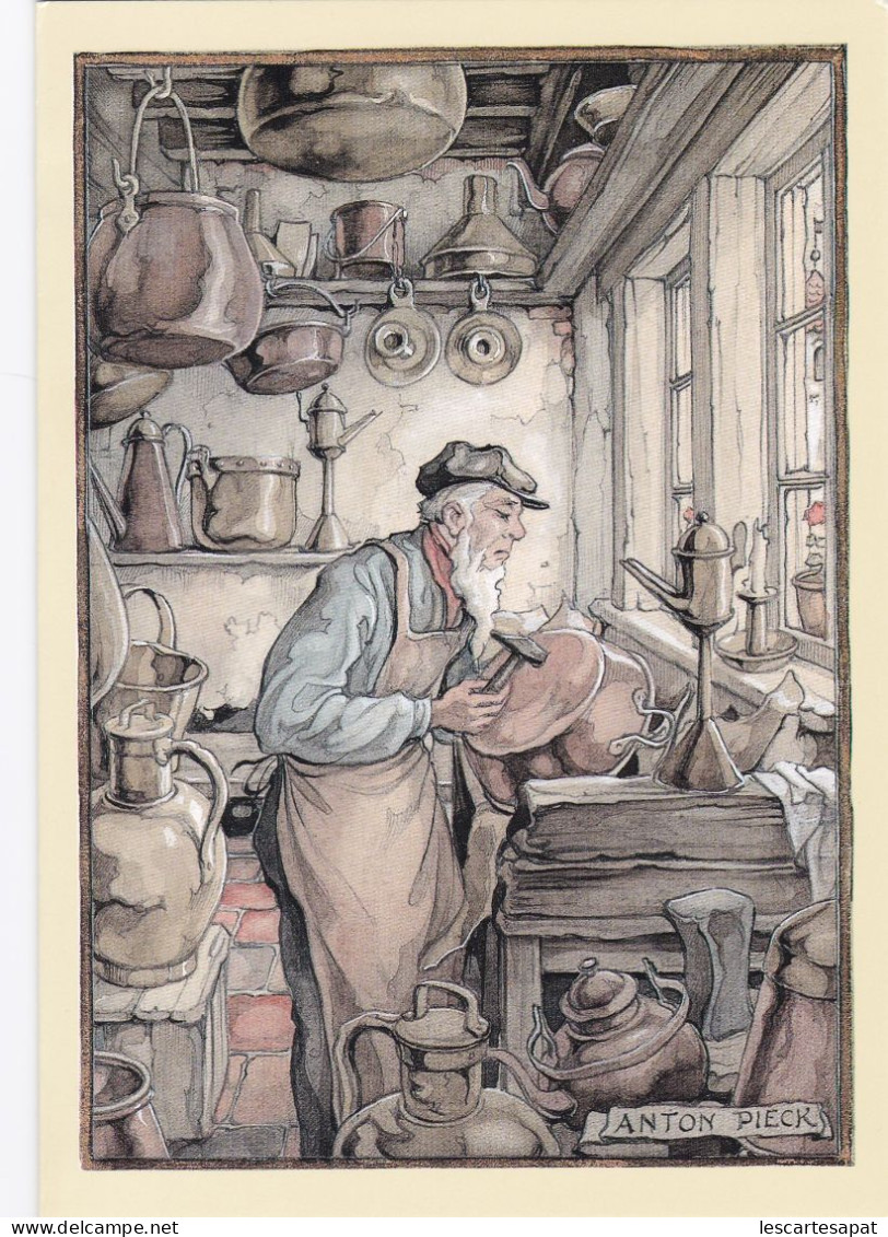 ANTON PIECK - De Koperslager- Carte Double - Pieck, Anton