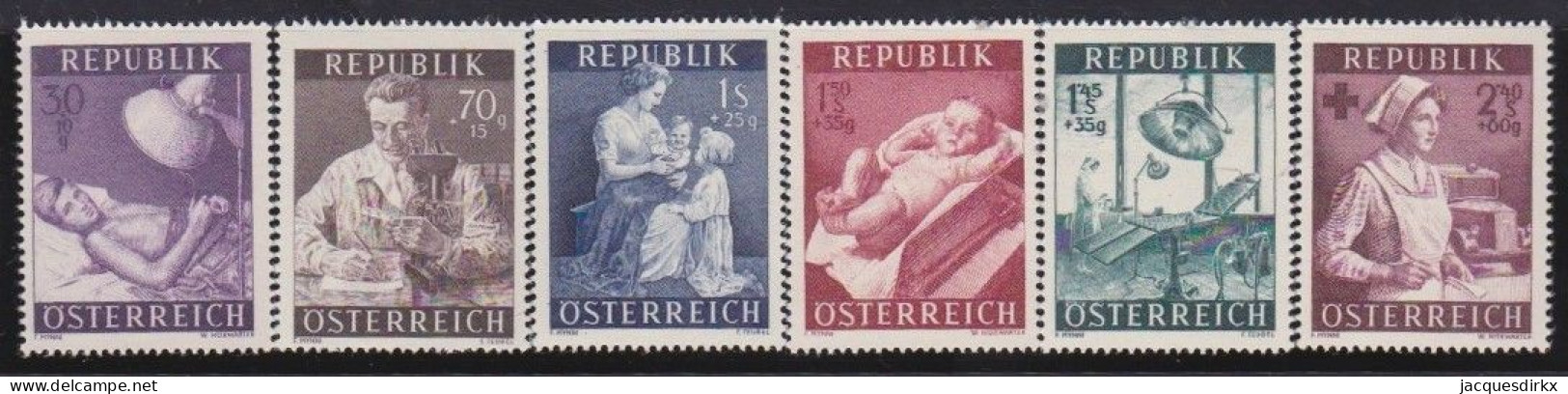 Österreich   .    Y&T    .   832/837       .   **       .    Postfrisch - Unused Stamps