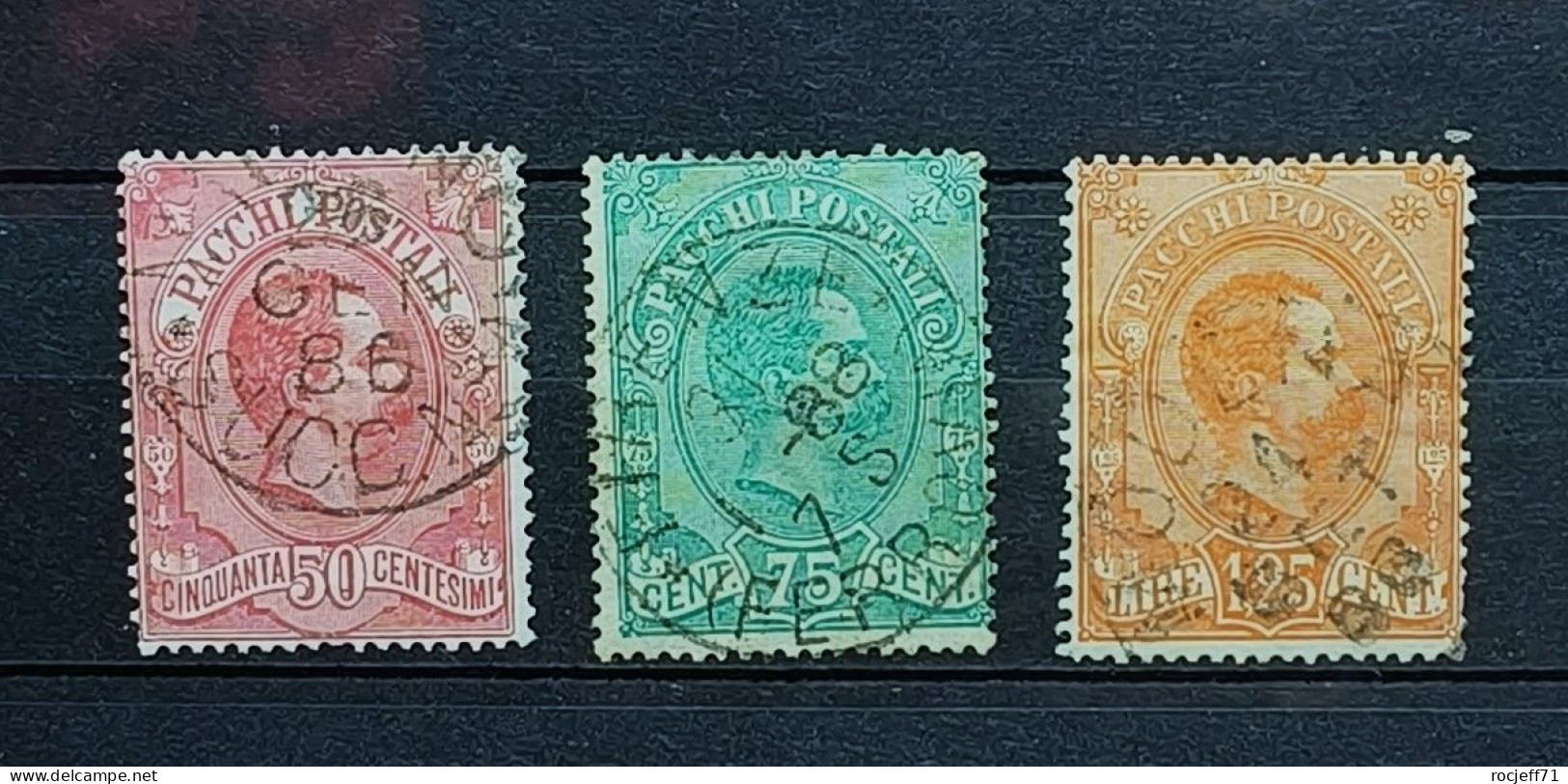 09 - 23 / Italia - Italie - Pacchi Postali N° 3 - 4 - 5 - Value : 70 Euros - Paketmarken