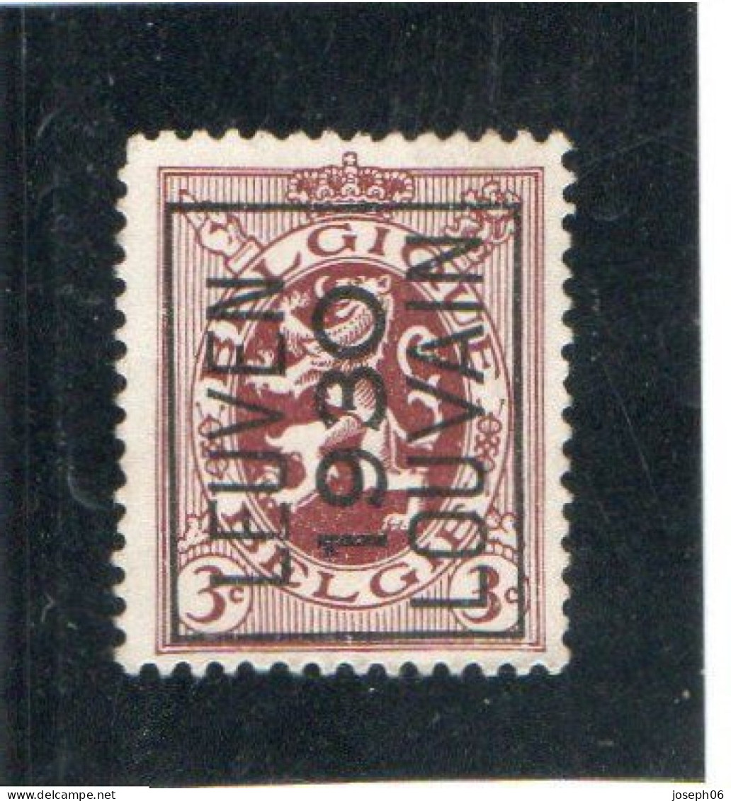 BELGIQUE    1929 - 32  Préoblitéré  Y.T. N° 276 à 288A  Oblitéré - Typos 1929-37 (Lion Héraldique)
