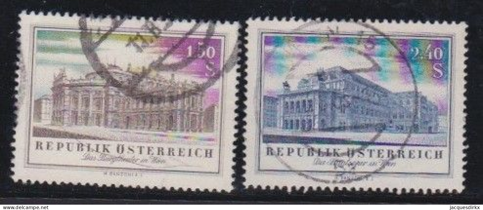 Österreich   .    Y&T    .   853/854        .   O      .    Gestempelt - Used Stamps