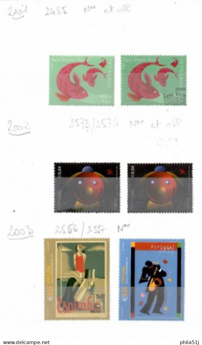 EUROPA  PORTUGAL  2001/2010--NEUF** & OBL ---1/3 De COTE VOIR DESCRIPTION - Collections