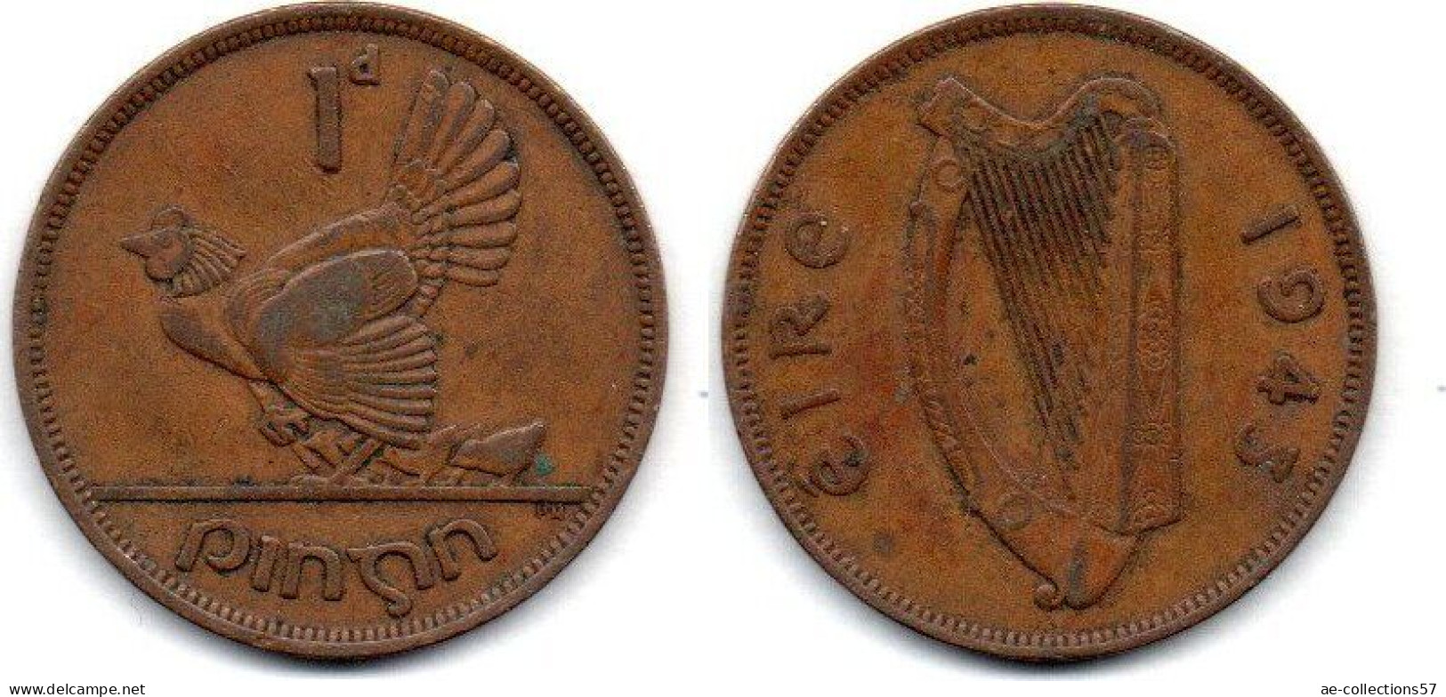 MA 24623 / Irlande - Irland - Eire 1 Penny 1943 TB - Ierland