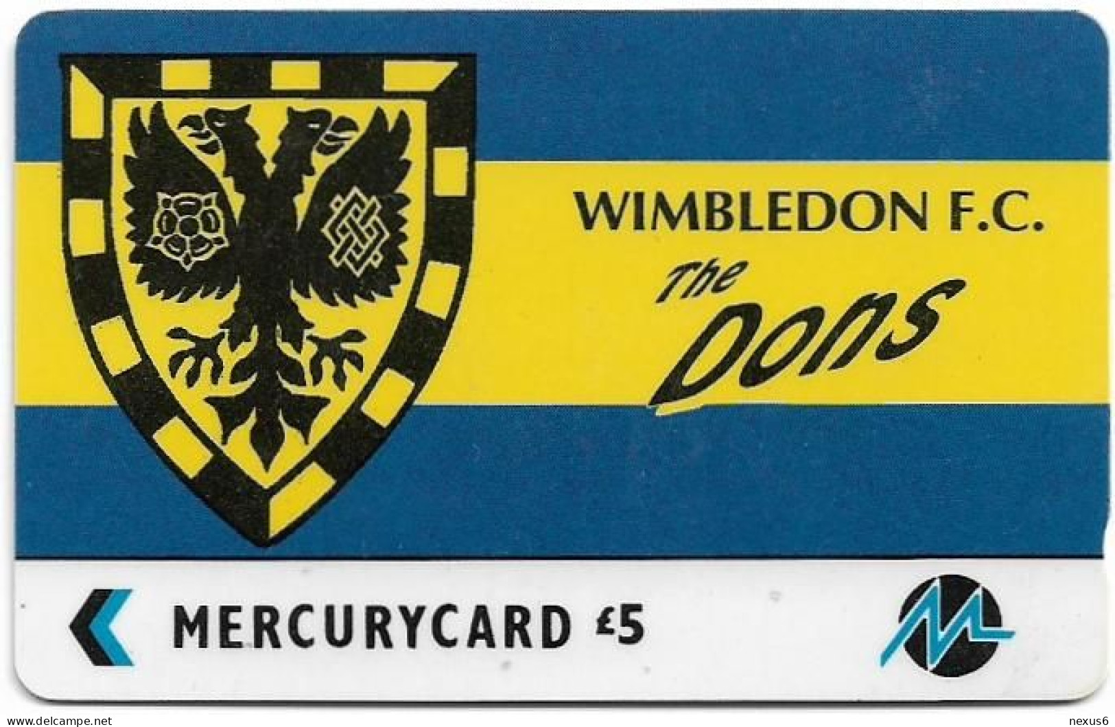 UK (Paytelco) - Football Clubs - Wimbledon Logo - 3PFLR - 5.900ex, Used - [ 4] Mercury Communications & Paytelco