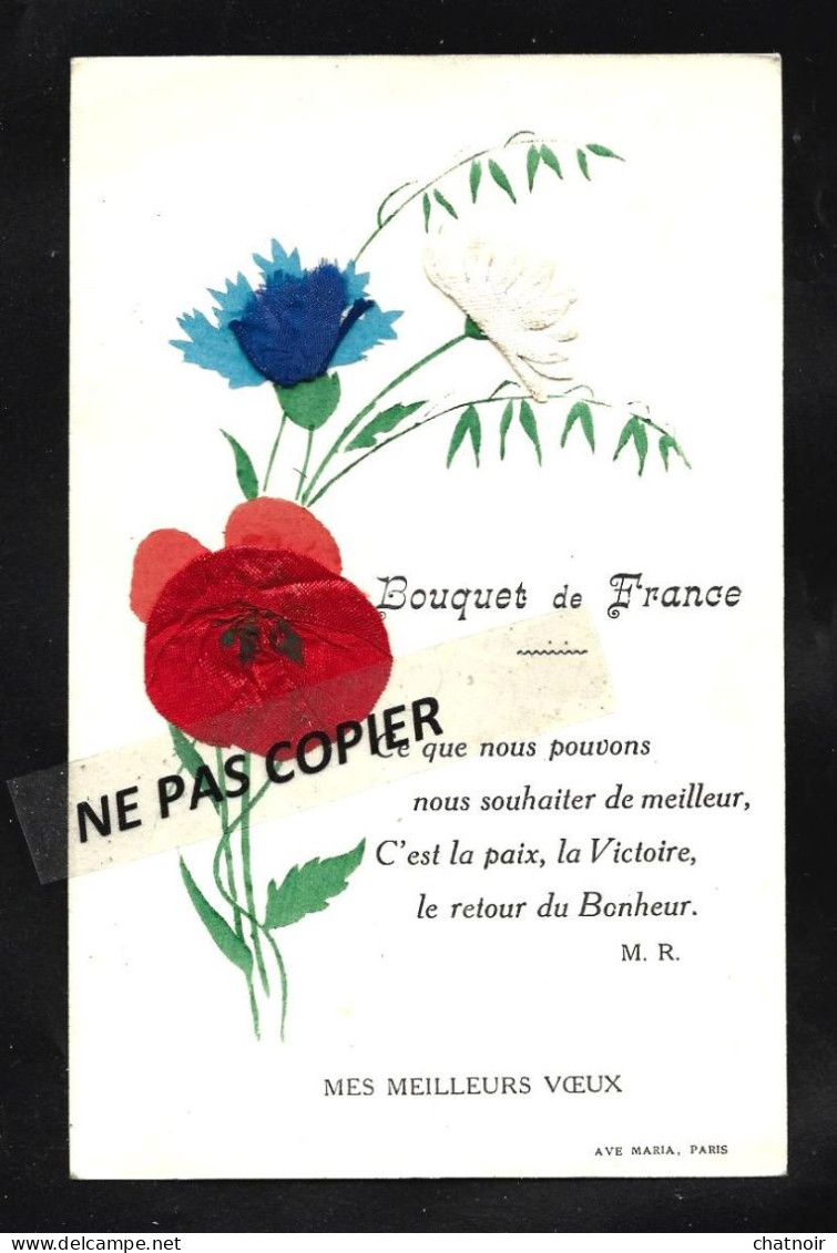 Cp  "bouquet De France"  Voeux - 1914-18