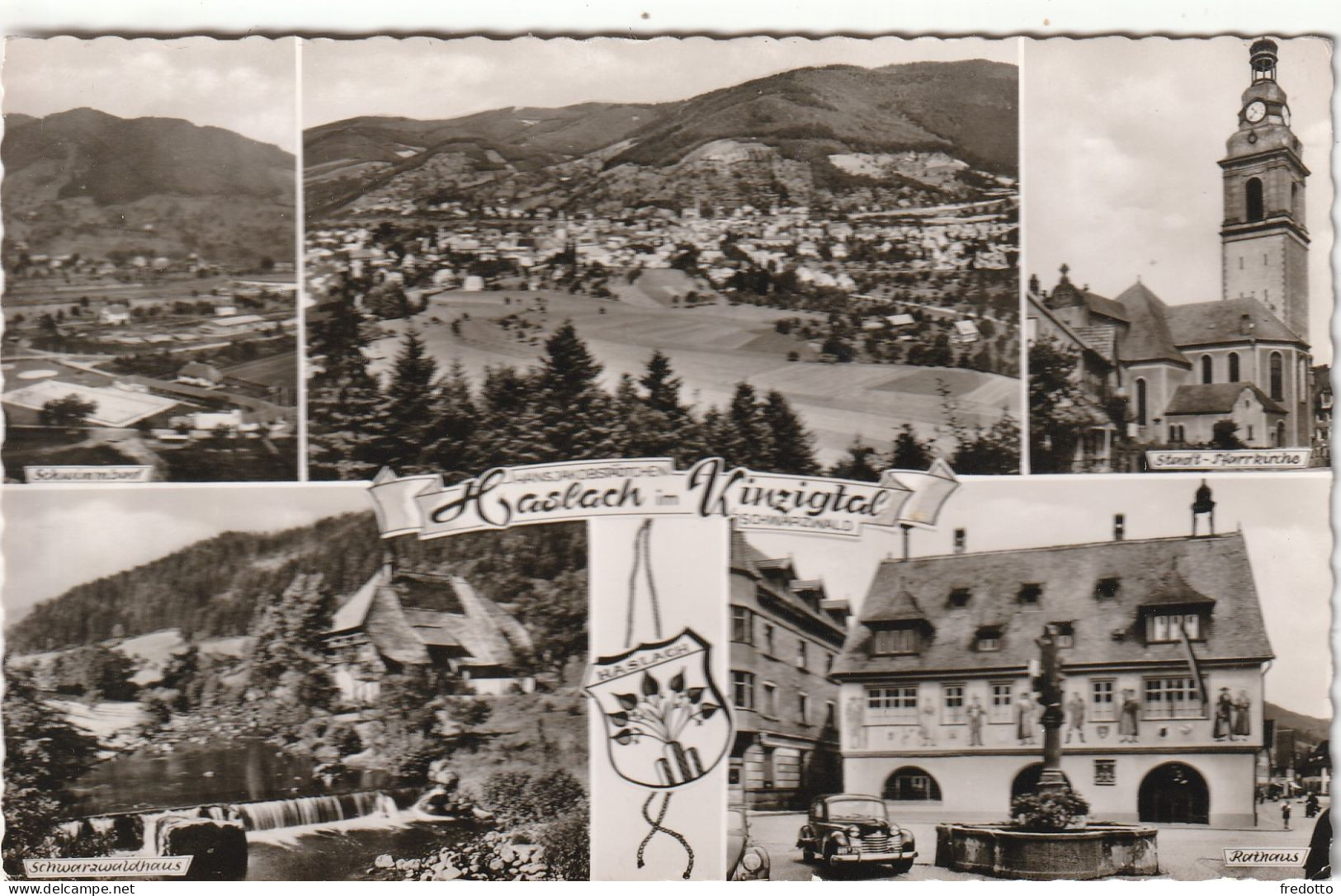 Haslach - Agfa-Originalfoto-Karte - Haslach