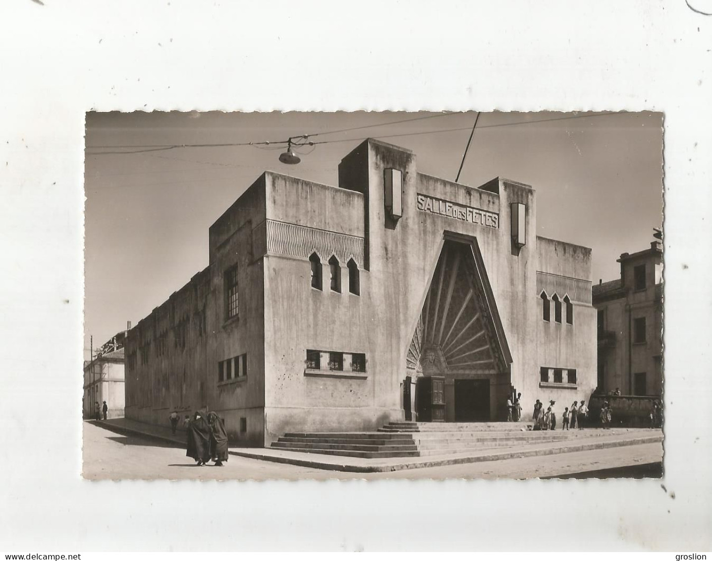 SOUK AHRAS 7 CARTE PHOTO LA SALLE DES FETES (G BURGAT ARCHITECTE DPLG) - Souk Ahras