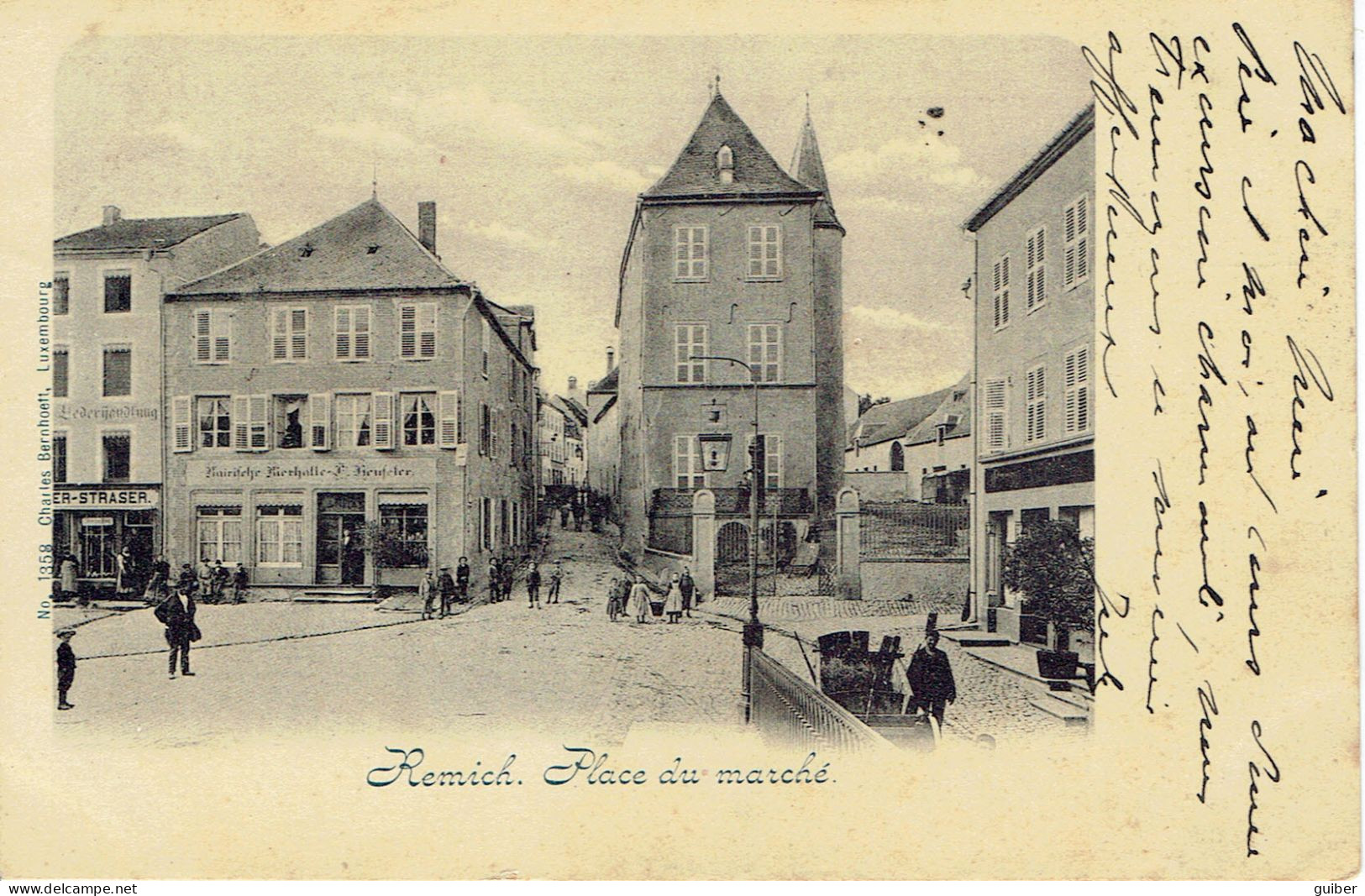 Remich Place Du Marché  Charles Bernhoeft  - Remich