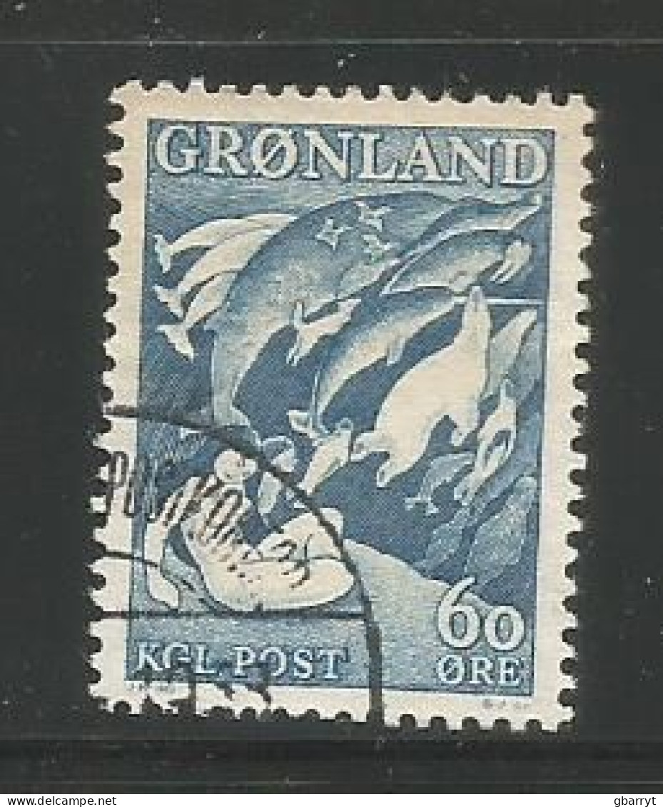 Greenland Scott # 43 Used VF ..................................(w63) - Oblitérés