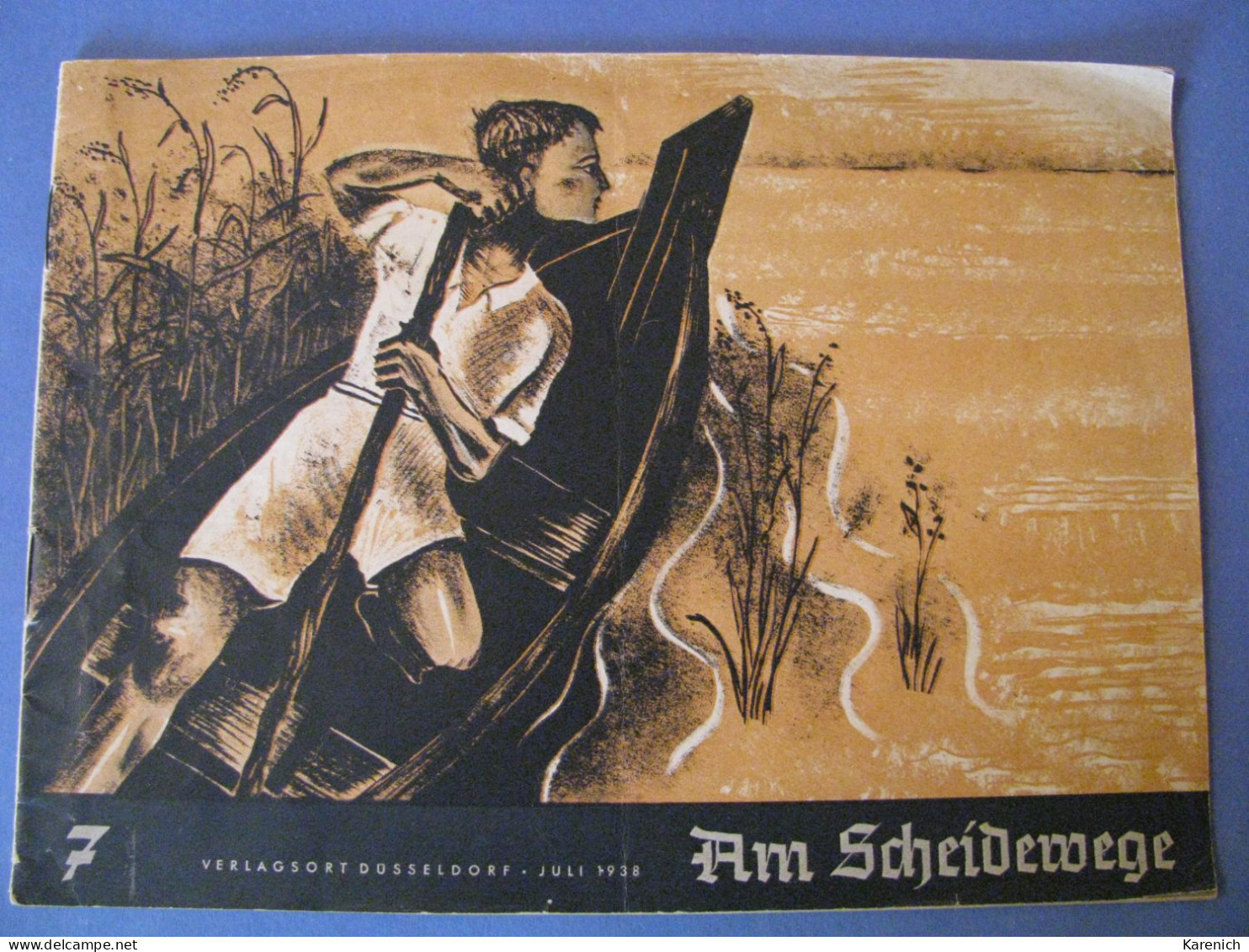 AM SCHEIDEWEGE. EN LA CRUCIJADA. REVISTA DE JÓVENES CATÓLICOS. Nº7 JULIO 1938. DUSSELDORF ALEMANIA. - Christianism