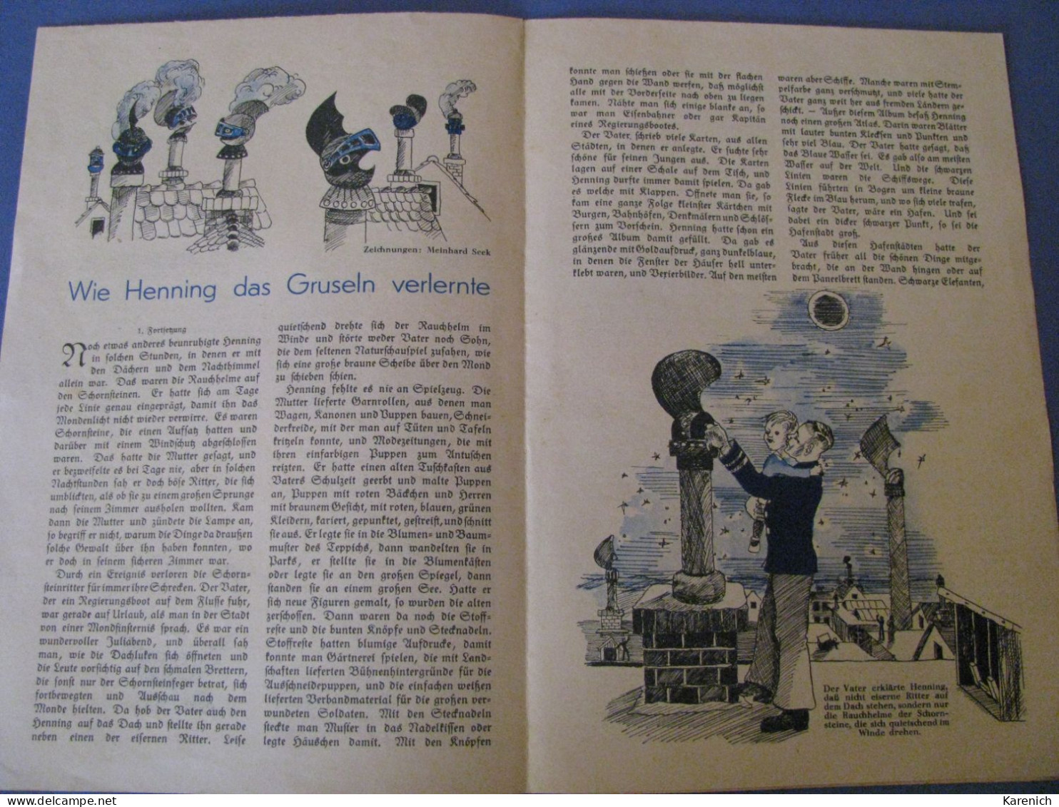 KINDER-ZEITUNG. VON KLAUS UND KLÄRE. REVISTA PARA NIÑOS. ALEMANIA. Nº 10. 1939. - Niños & Adolescentes