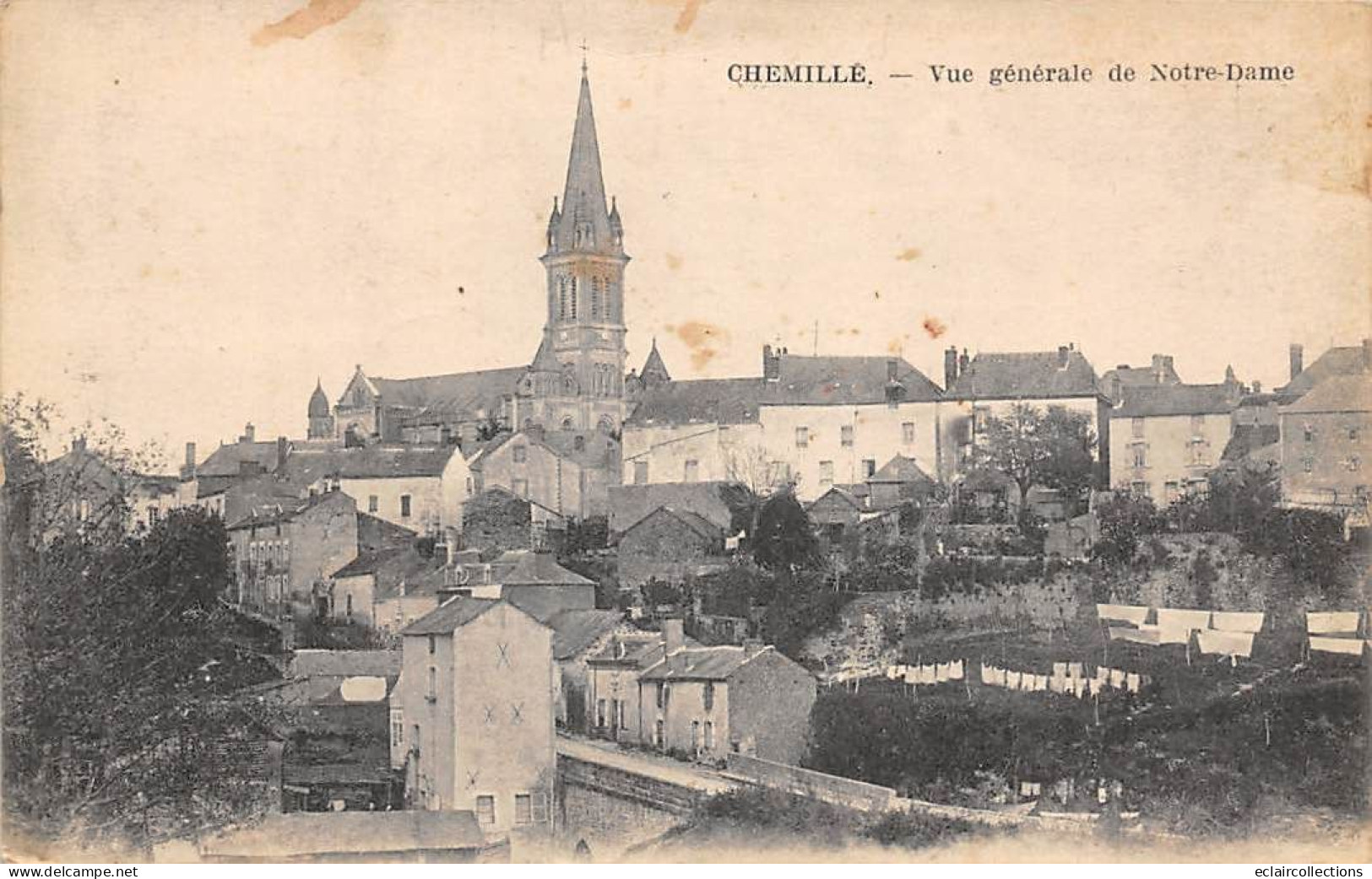 Chemillé     49      Vue Générale De Notre Dame          (voir Scan) - Chemille