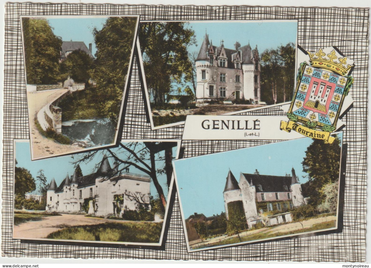 Indre Et Loire : GENILLE : Genillé : Vues  , Touraine - Genillé