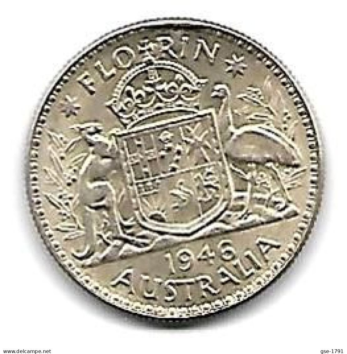 AUSTRALIE   ,1 FLORIN, GEORGES VI  1946   SUP - Ohne Zuordnung