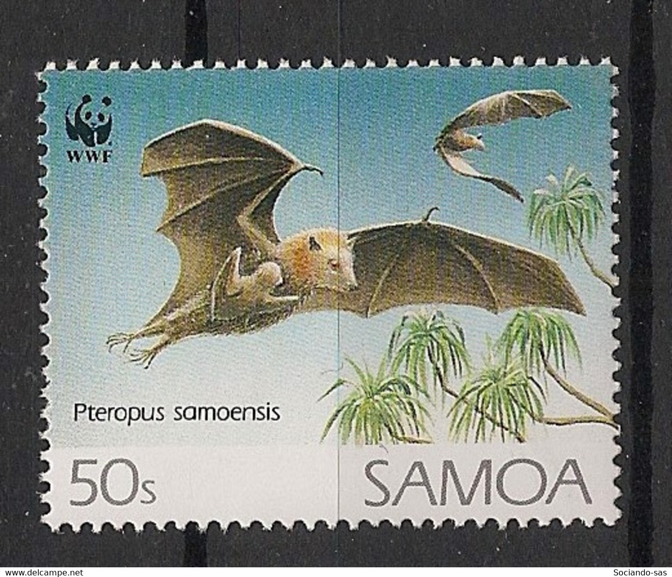 SAMOA - 1993 - N°Yv. 764 - Chauve-souris / WWF - Neuf Luxe ** / MNH / Postfrisch - Fledermäuse