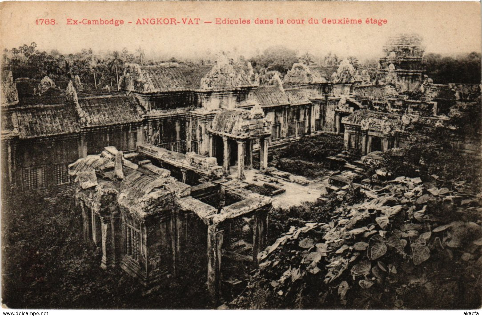 CPA AK Angkor Vat Edicules Cambodge Indochina (1346236) - Cambodge