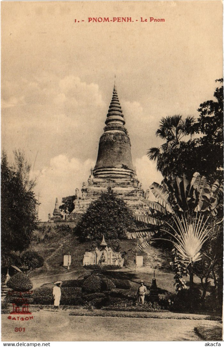 CPA AK Phnom Penh Le Pnom Cambodge Indochina (1346238) - Cambodge