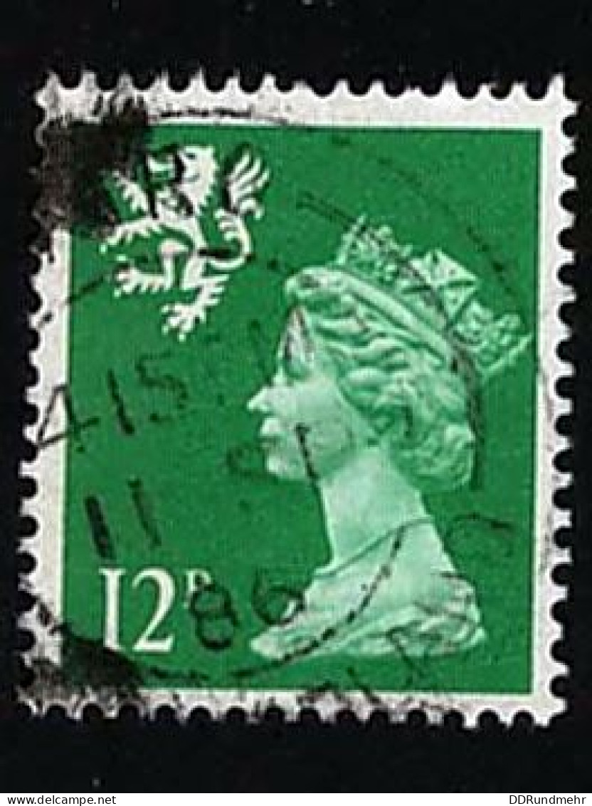 1986 Queen Elisabeth II  Michel GB-S 47C Stamp Number GB-S MH19 Yvert Et Tellier GB 1207a Stanley Gibbons GB S52 Used - Scotland