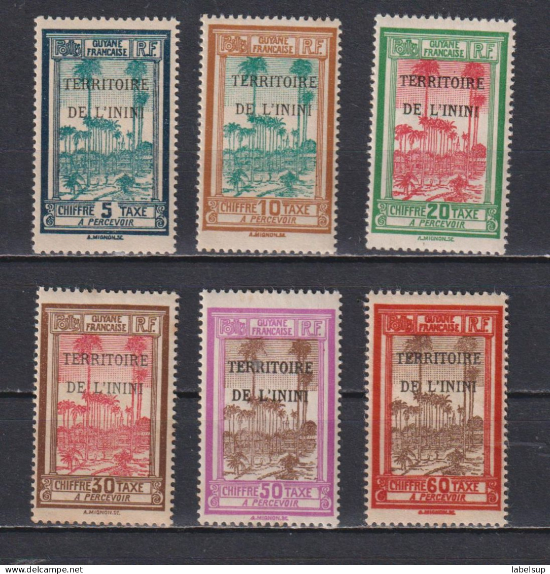 Lot De Timbres Neufs D'Inini De 1932 Taxes - Ungebraucht