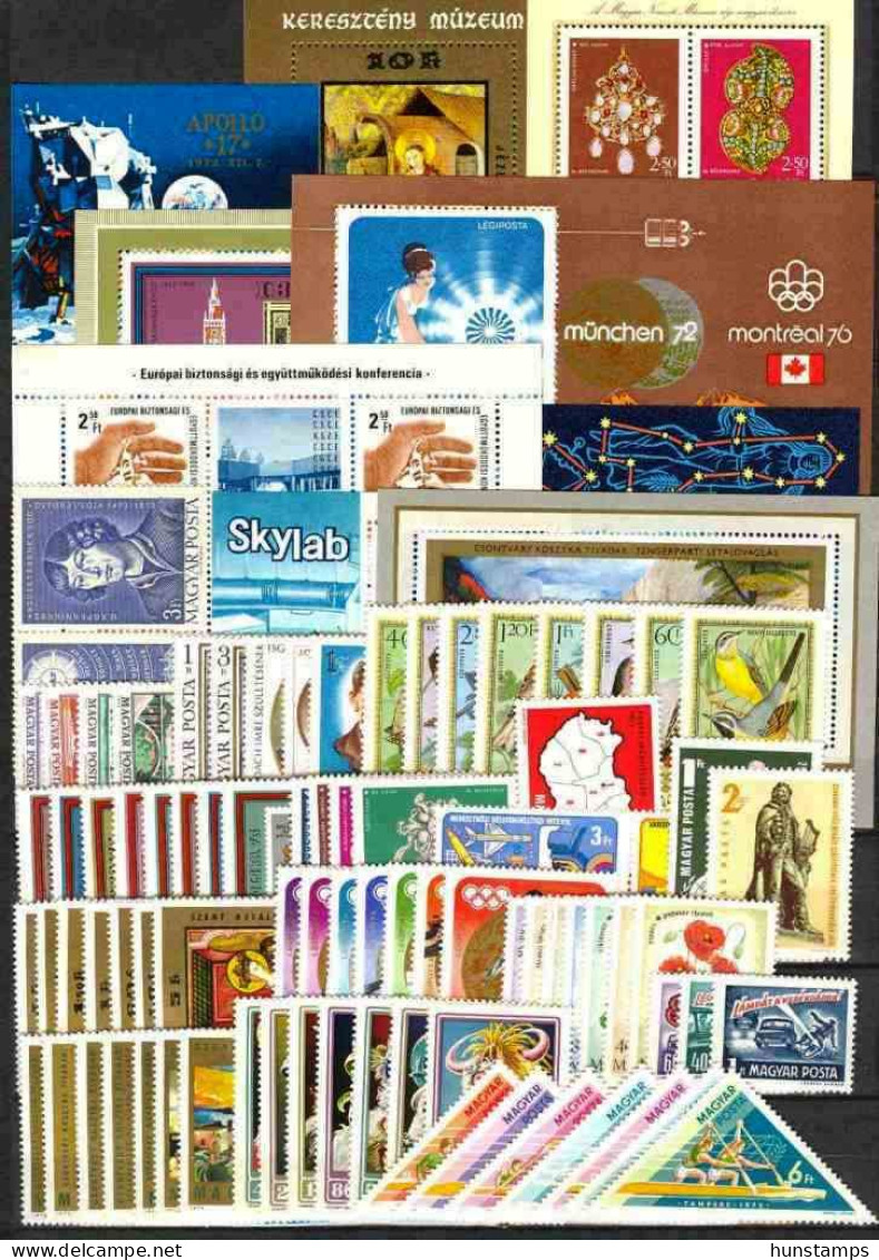 Hungary 1973. Full Year Sets With Souvenir Sheets MNH Mi: 110 EUR - Annate Complete