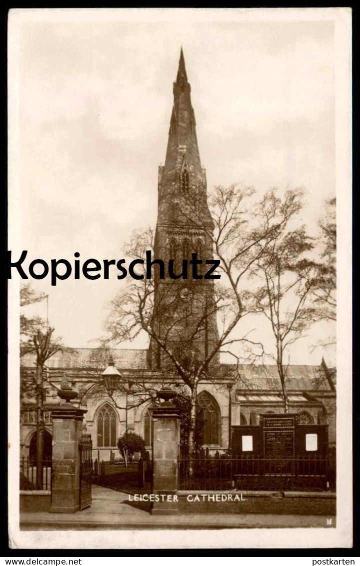 ALTE POSTKARTE LEICESTER CATHEDRAL LEICESTERSHIRE Church Kirche église Postcard Ansichtskarte Cpa AK - Leicester