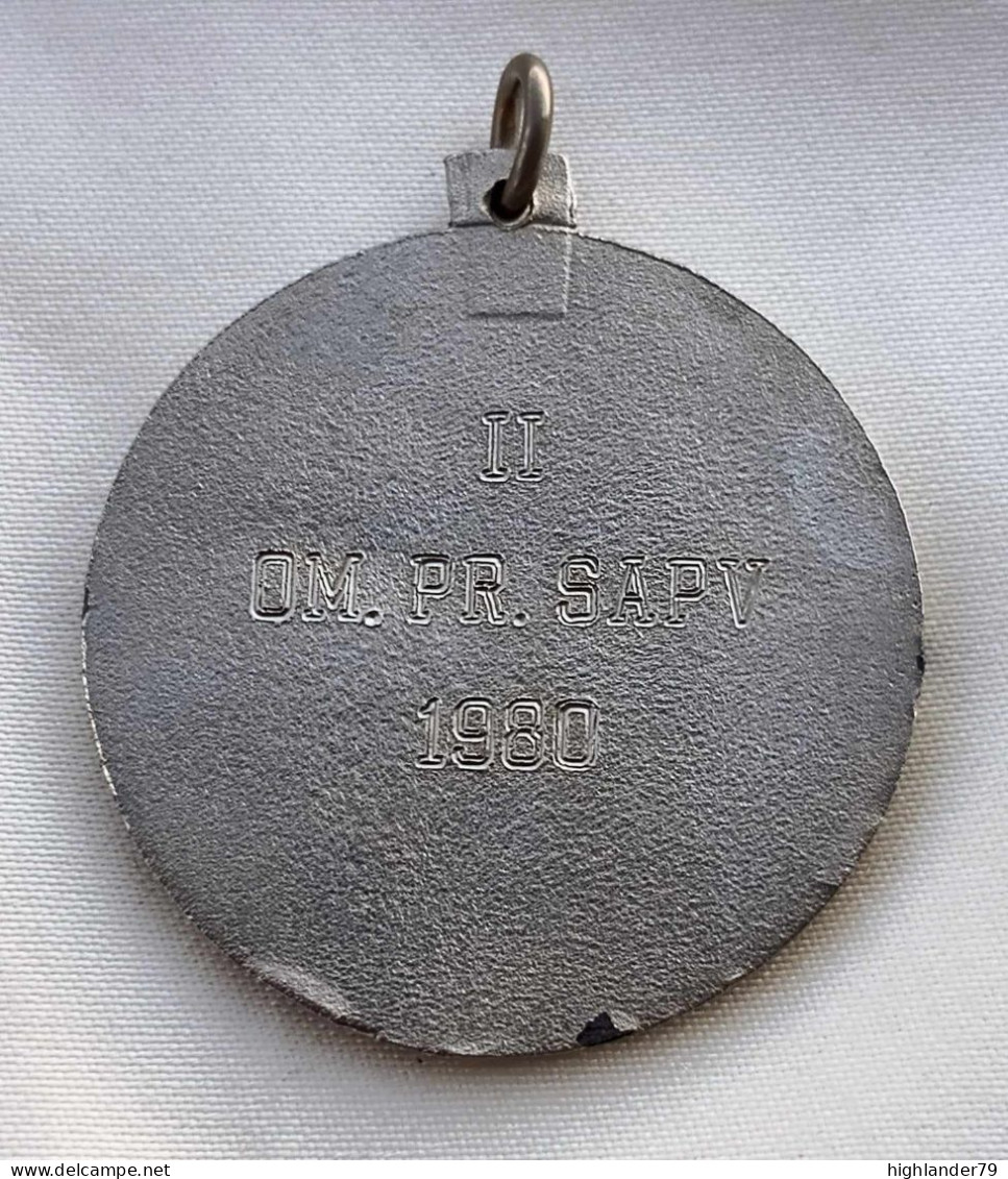 Wrestling Medal Silver Vojvodina Yugoslavia - Otros & Sin Clasificación
